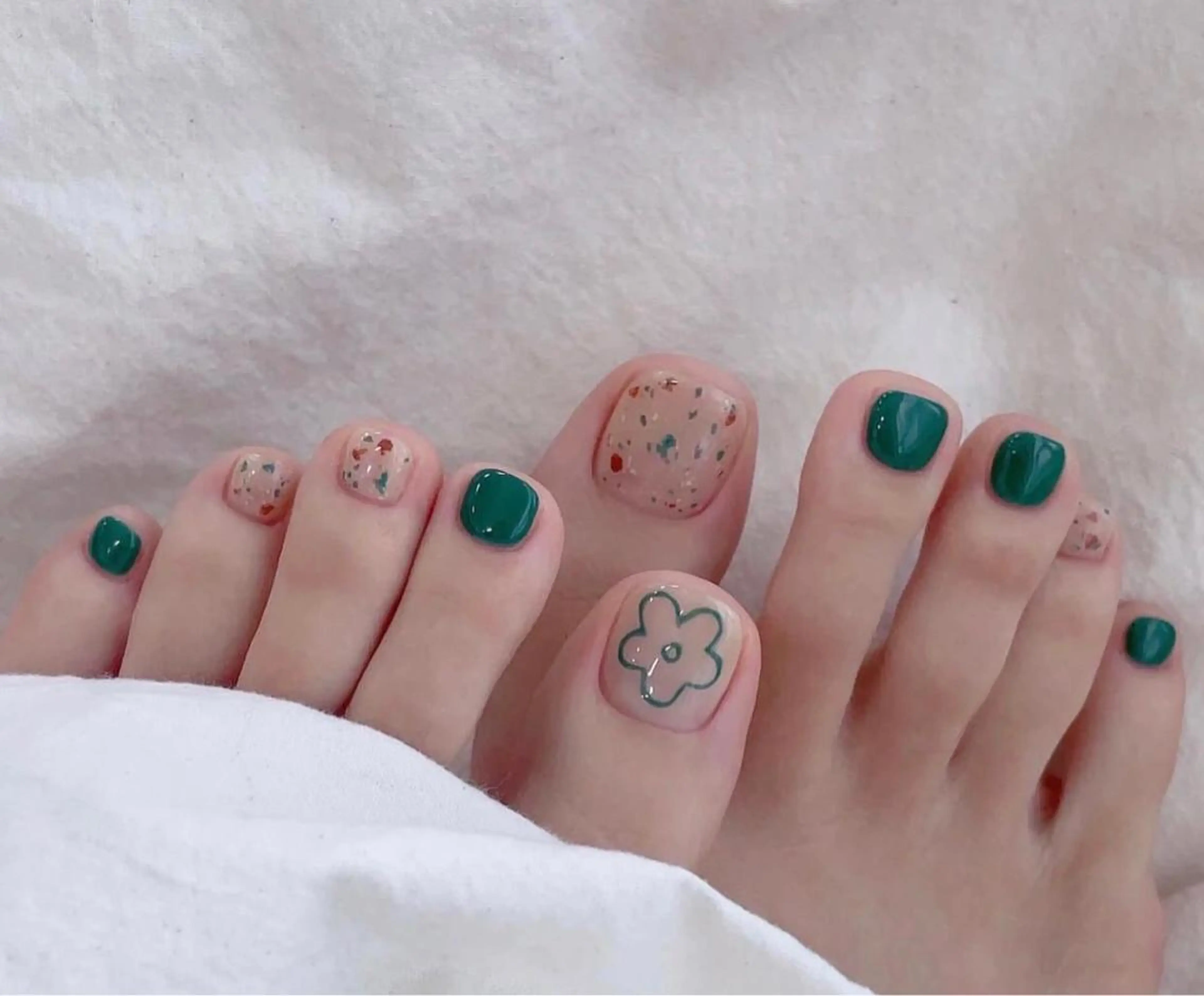 フット持ち込み4本アートの写真