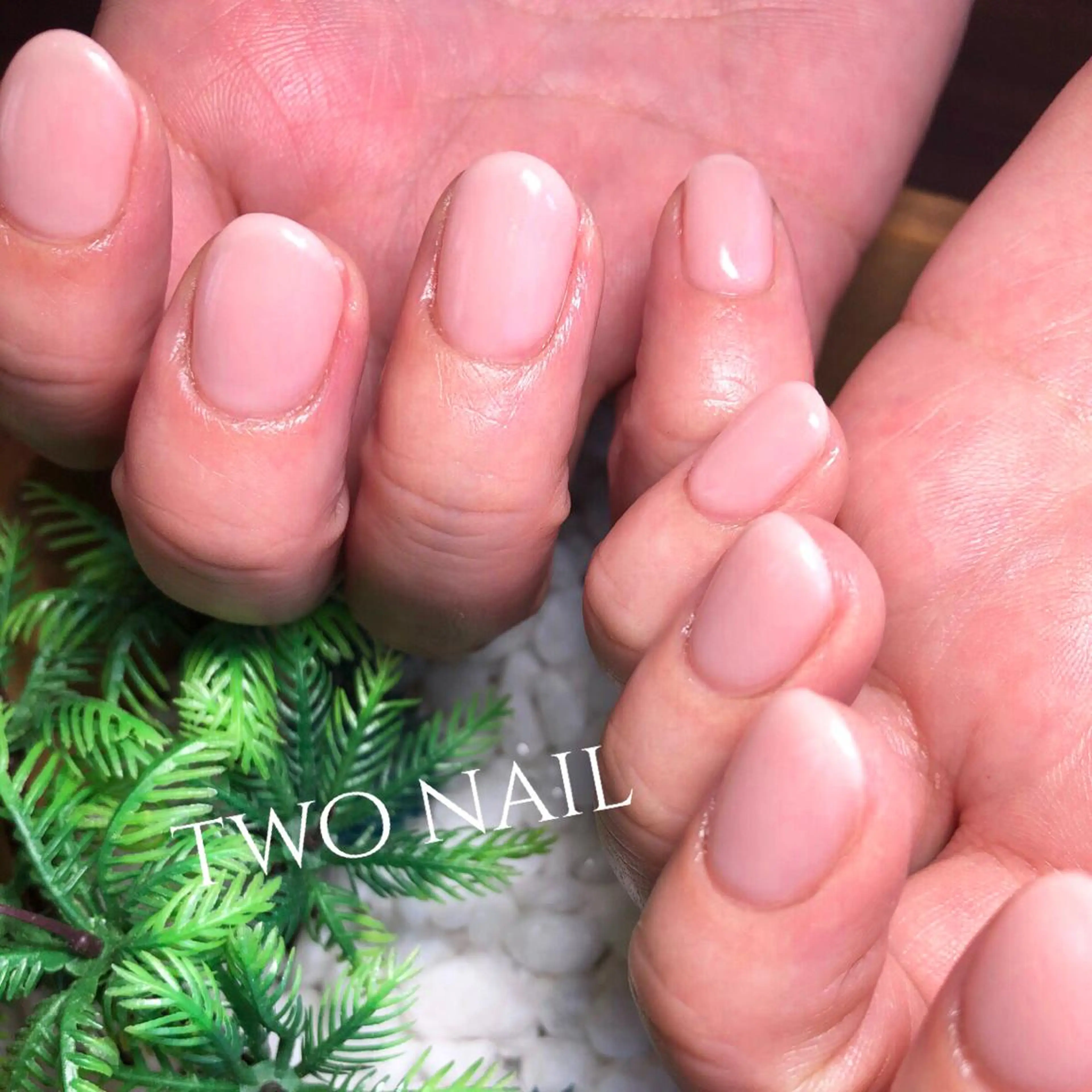 ネイル ワンカラーネイル two nailのネイルデザイン