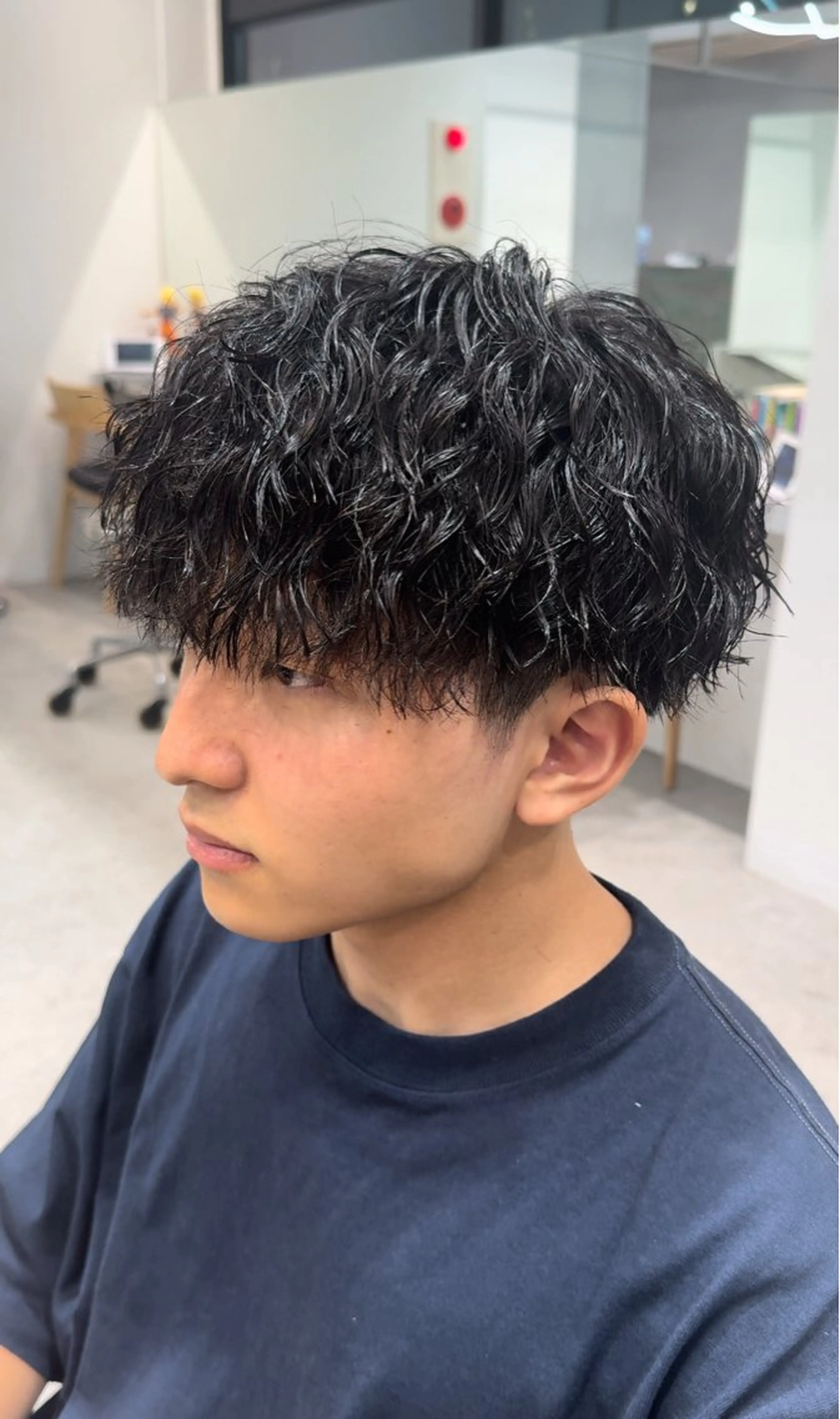 ショート カラー パーマ メンズ Men's salon fifth 渋谷【メンズサロン フィフス】所属・fifth/堀 佳樹のヘアスタイル