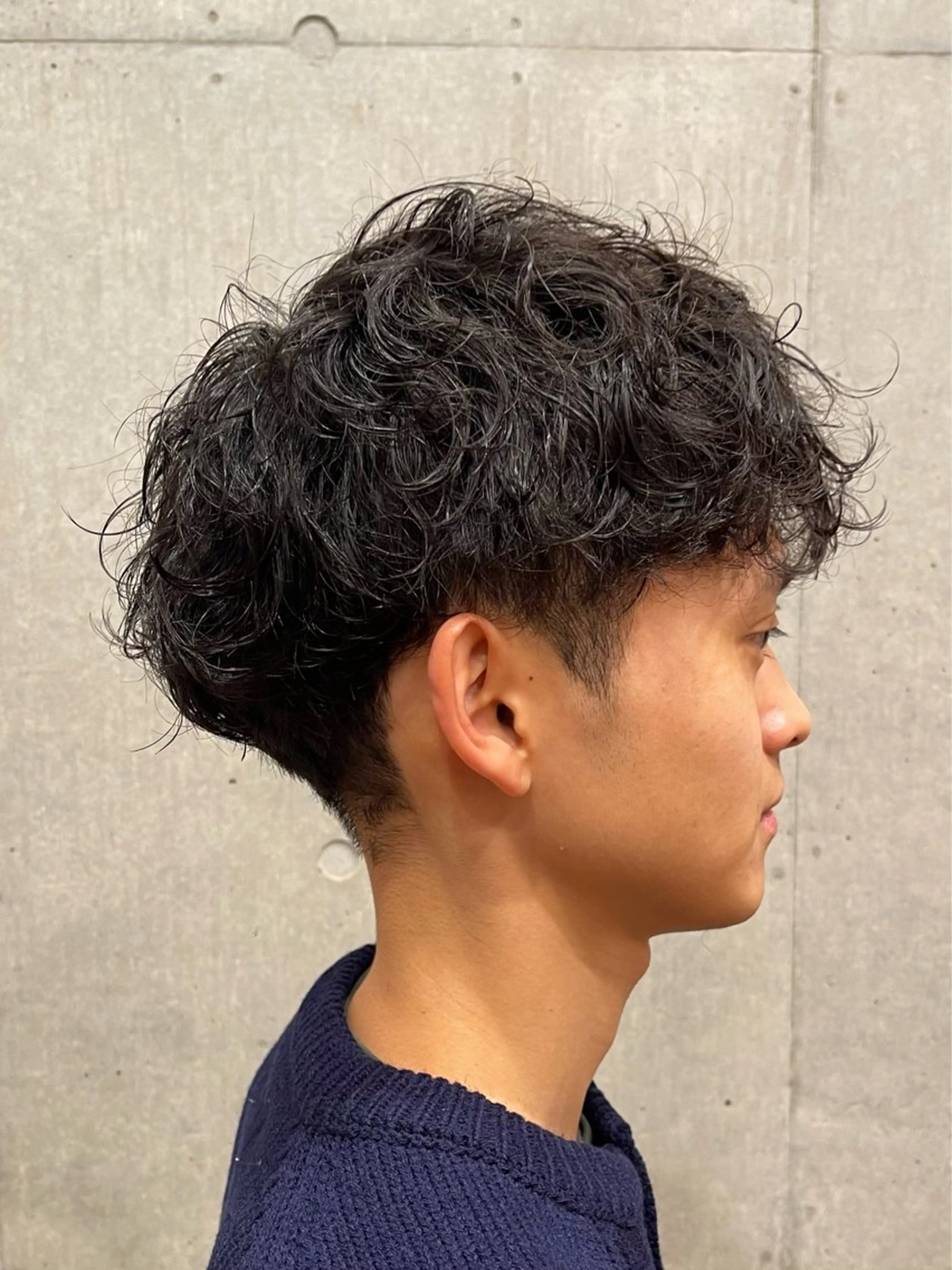 ショート パーマ メンズ 武藤 彩 ⌇カットモデル募集✂のヘアスタイル