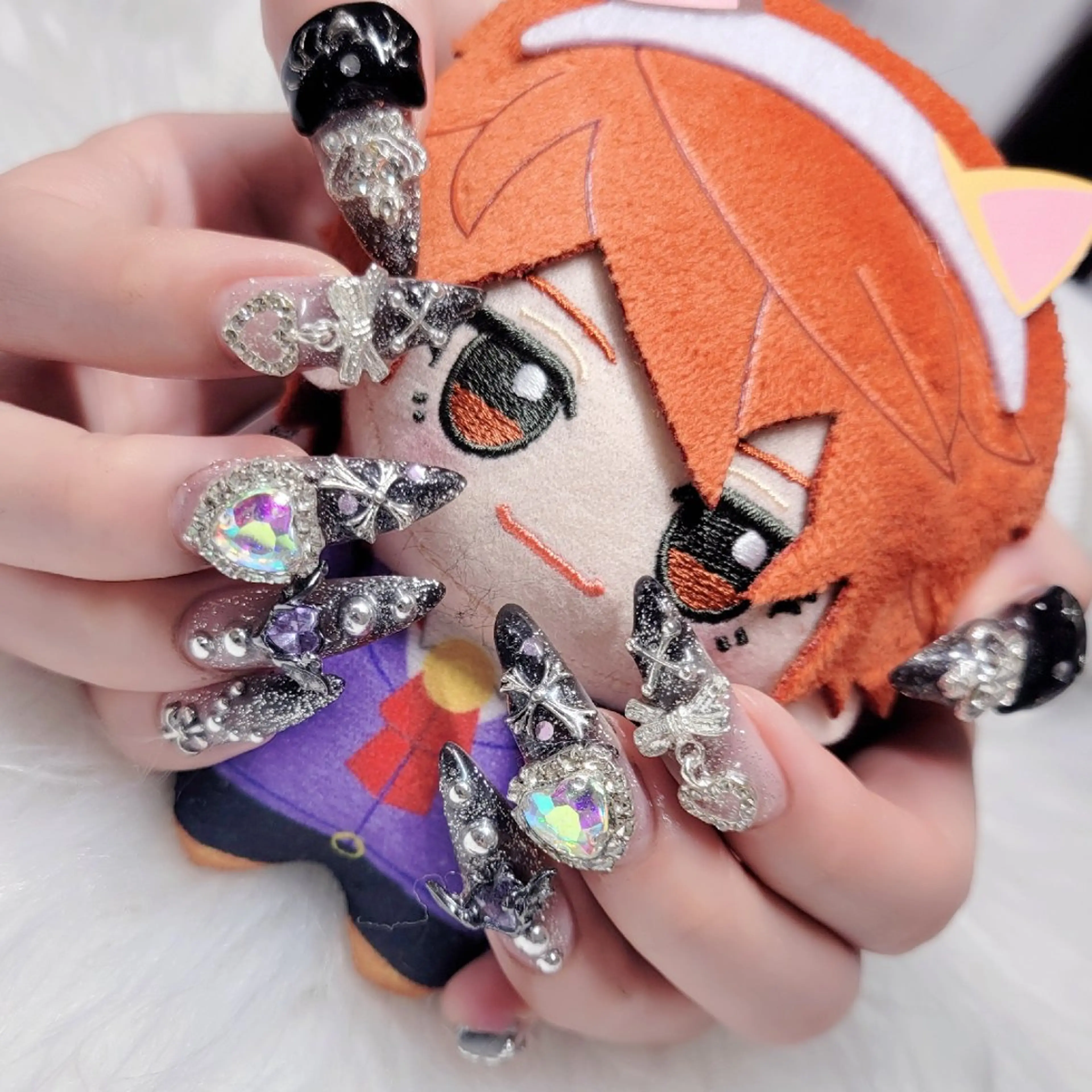 🎀御新規限定🎀(オフ・ケア込)長さ出し10本+パーツつけ放題の写真