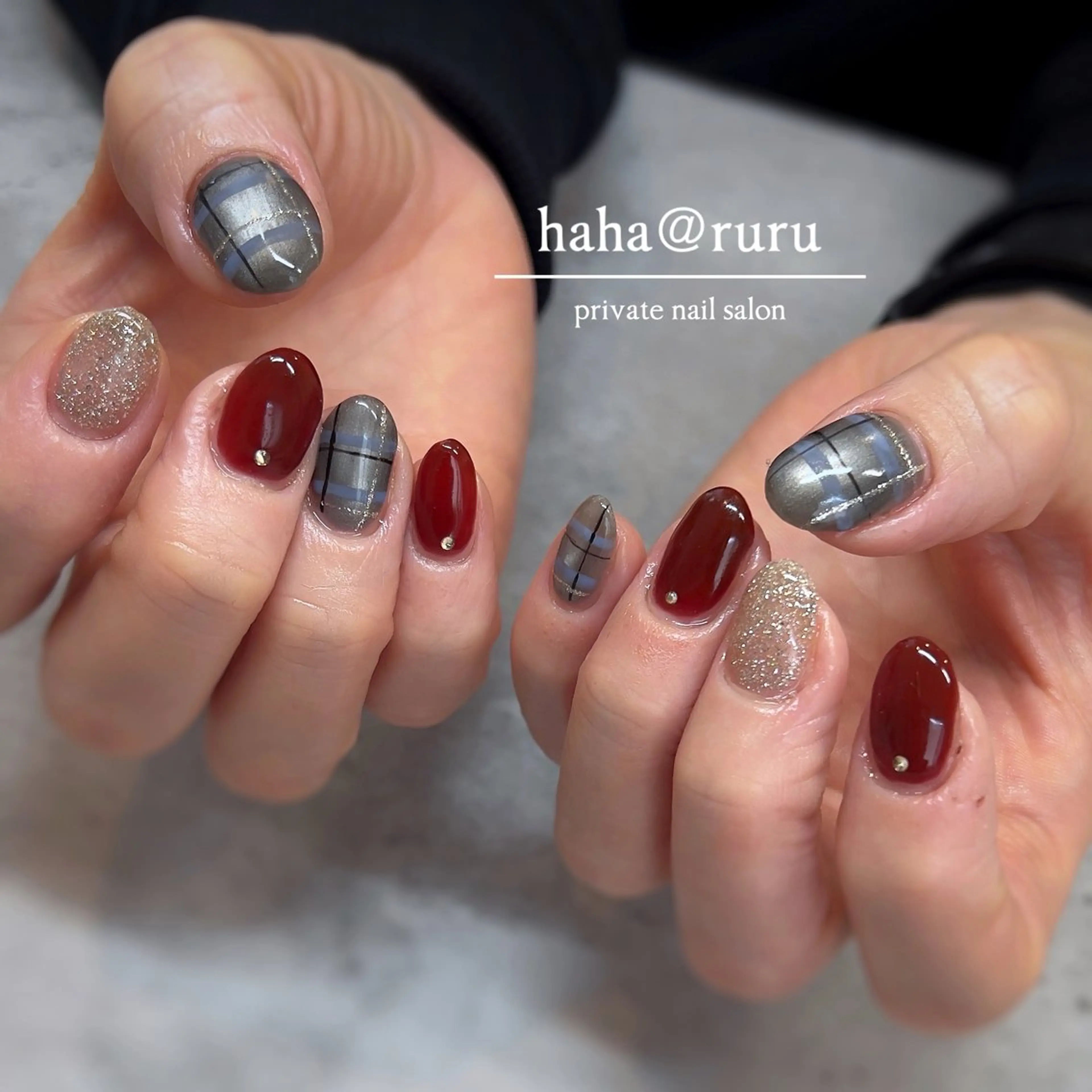 ネイル ハンドネイル haha@ ruruのネイルデザイン