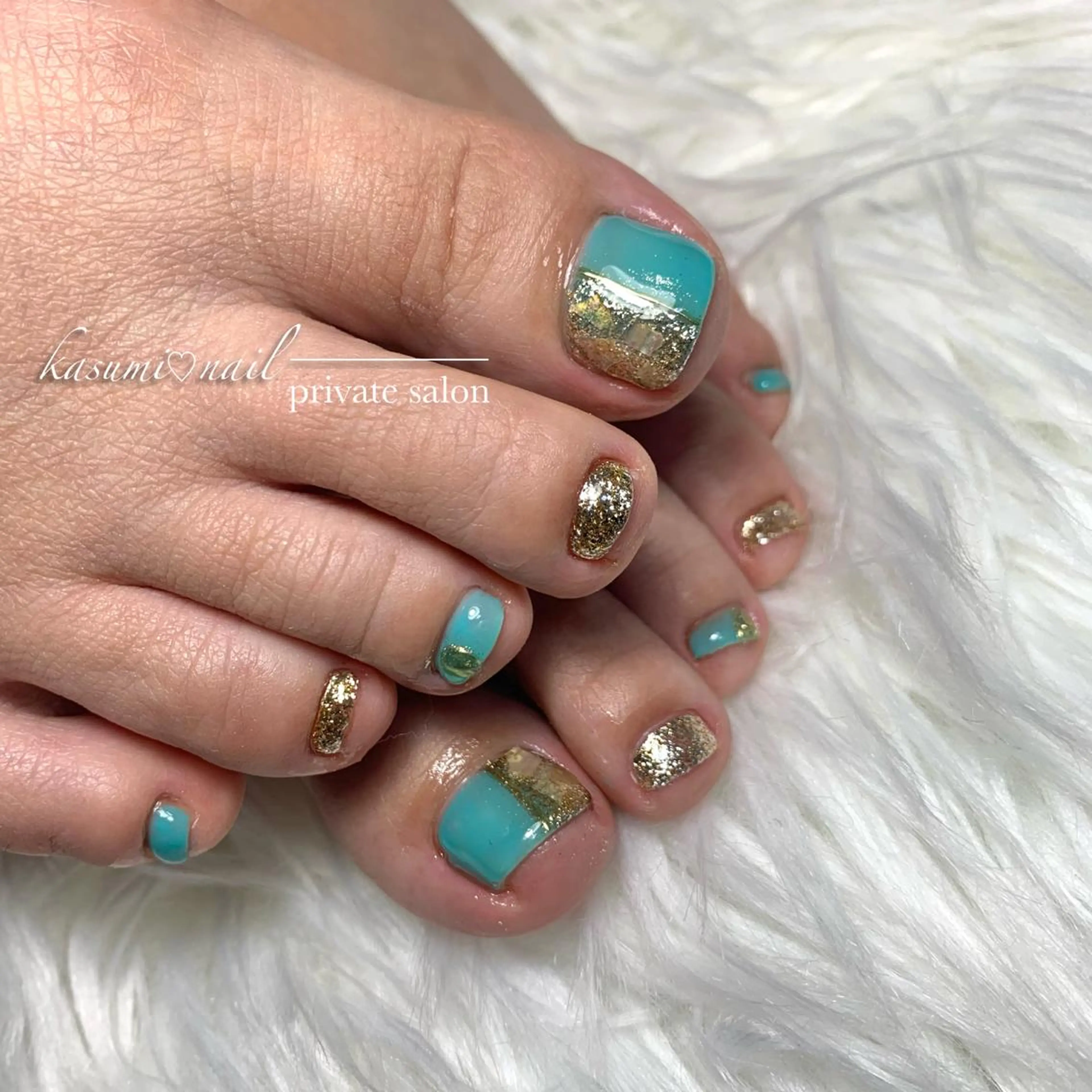 ネイル アートネイル フットネイル フレンチネイル ロングネイル マグネットネイル KASUMI♡ Nailのネイルデザイン