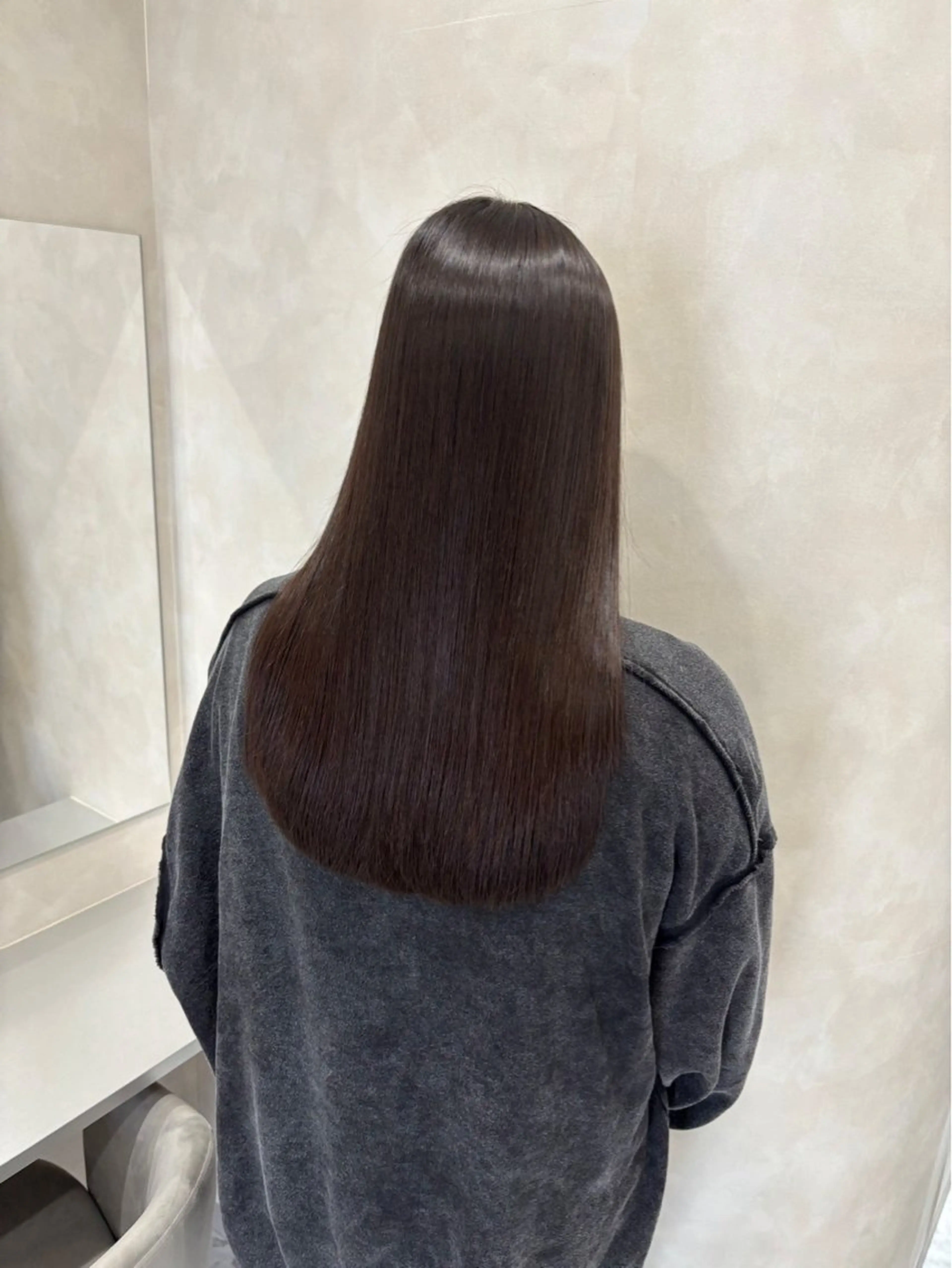 ロング カット ヘアカラー 縮毛矯正 king highlight&extensions梅田所属・髪質改善/似合わ せ/ダブルカラー盛田のヘアスタイル