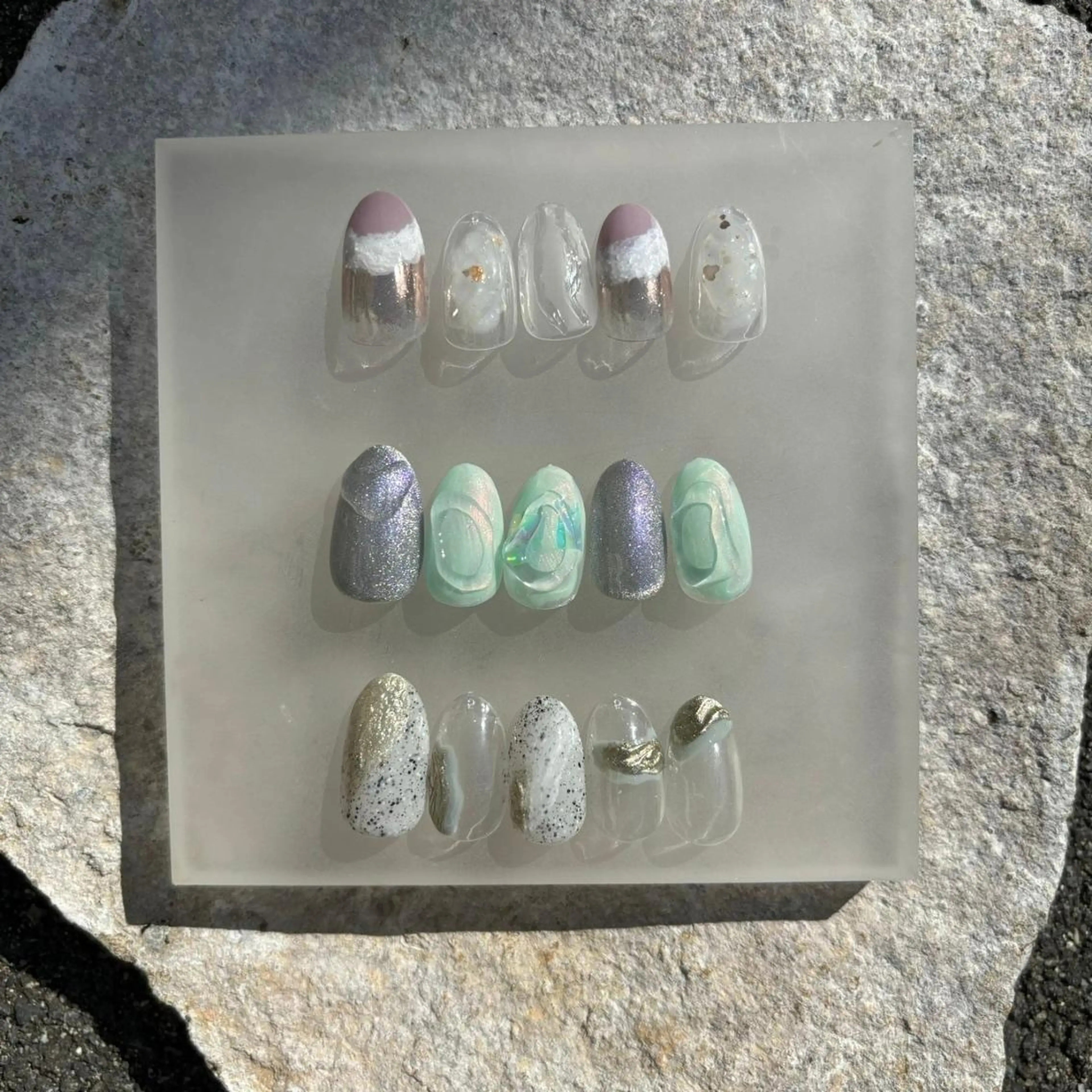 ネイル Aya W【放出店】のネイルデザイン