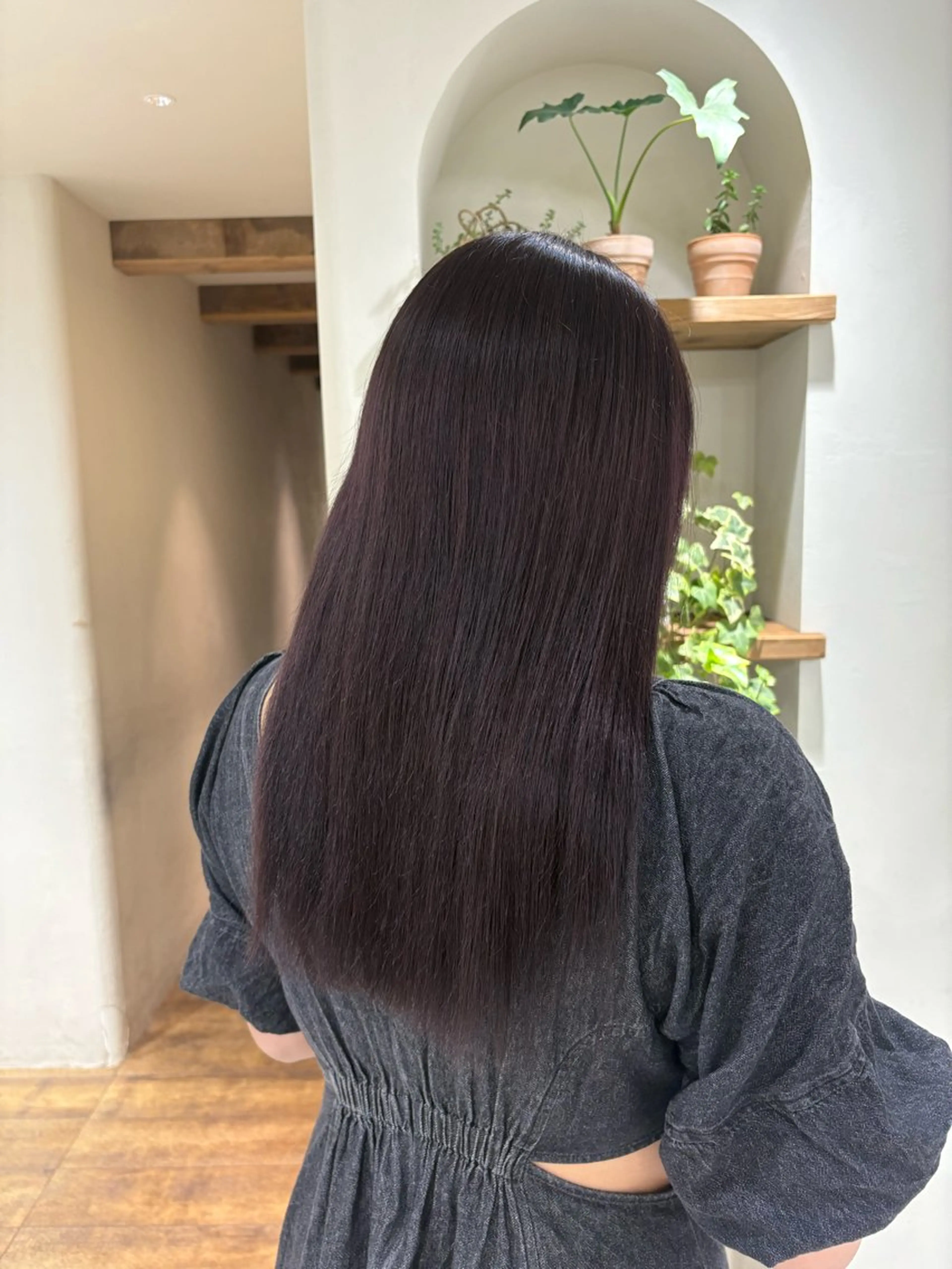 ミディアム カラー ブラウンカラー ラベンダーカラー ラベンダーブラウン ヘアカラー トリートメント 透明感カラー🍒 池袋/hanaのヘアスタイル