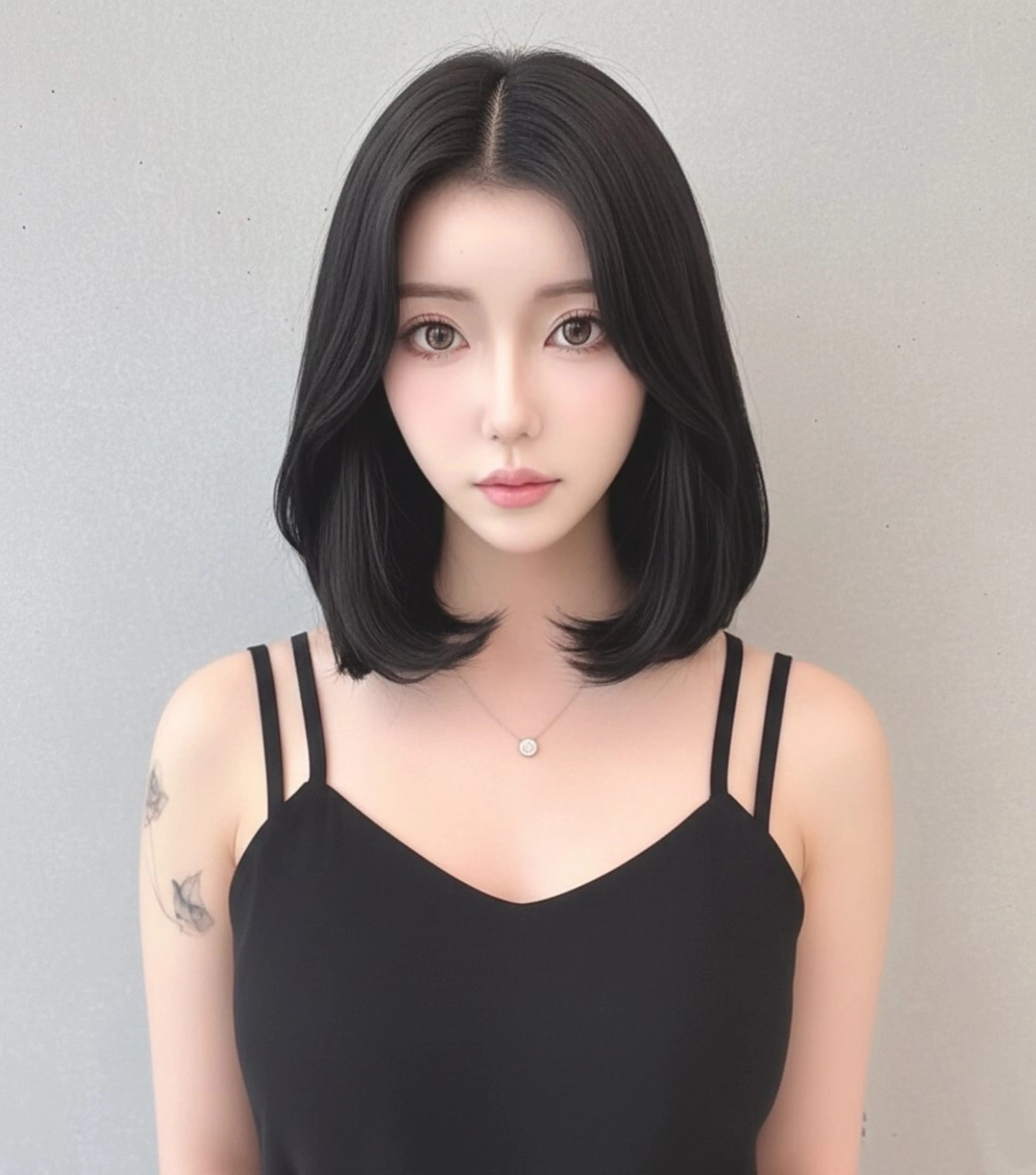 ミディアム カラー カット ヘアカラー トリートメント 韓国ヘア/髪質改善 TAKAHIROのヘアスタイル