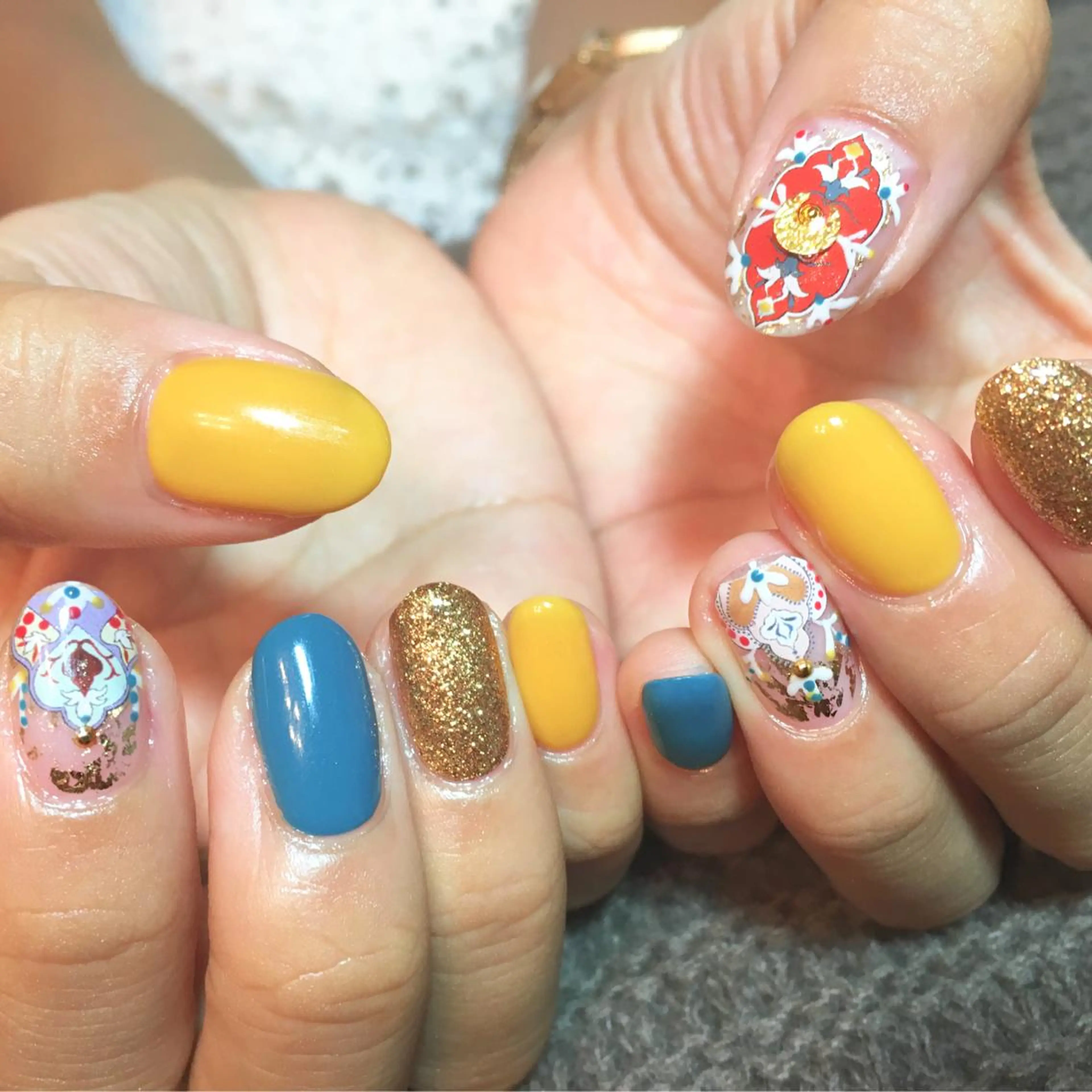 ネイル ハンドネイル 山田 貴子のネイルデザイン