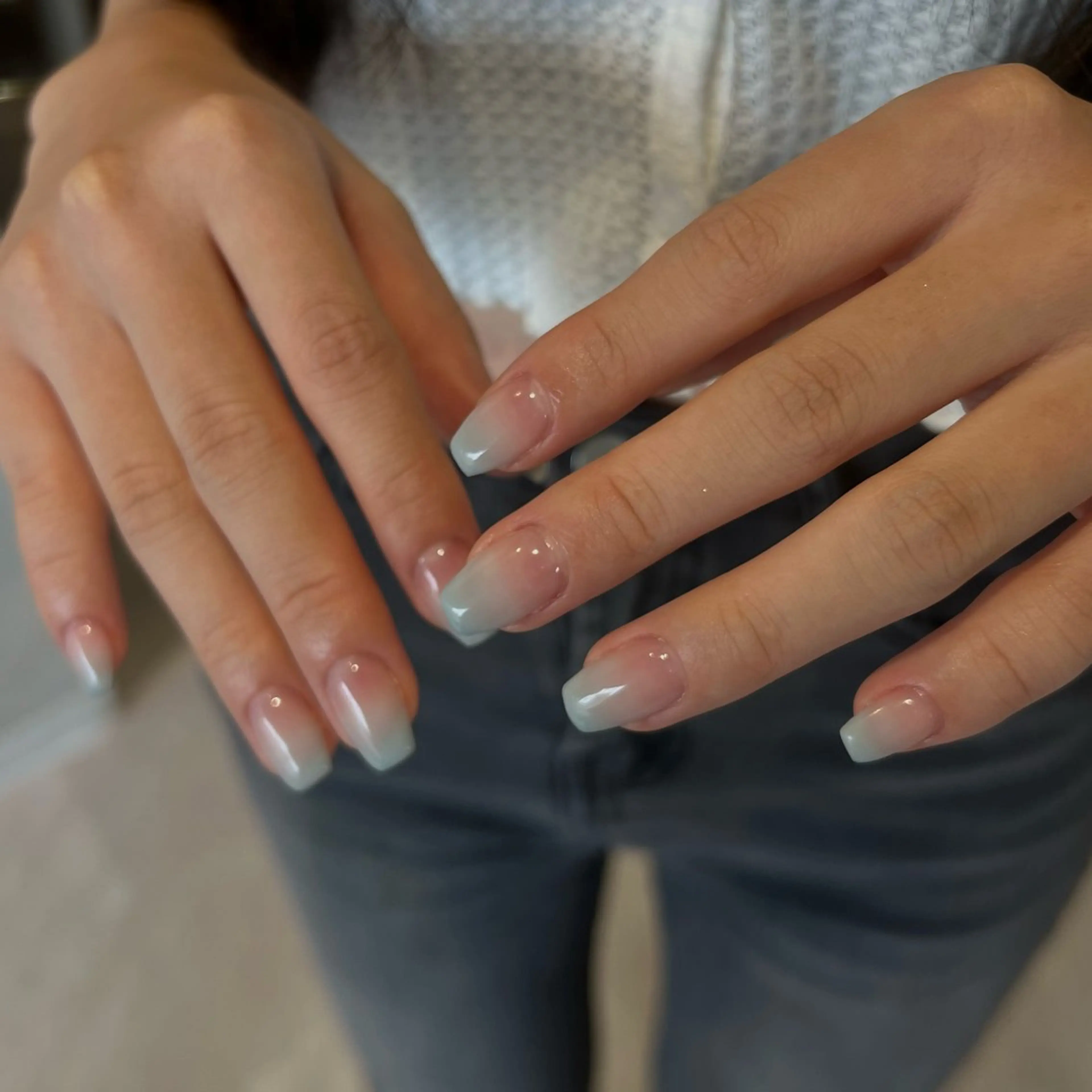 ハンド カラーグラデーション(クリアベース)⚠️オフなしの写真