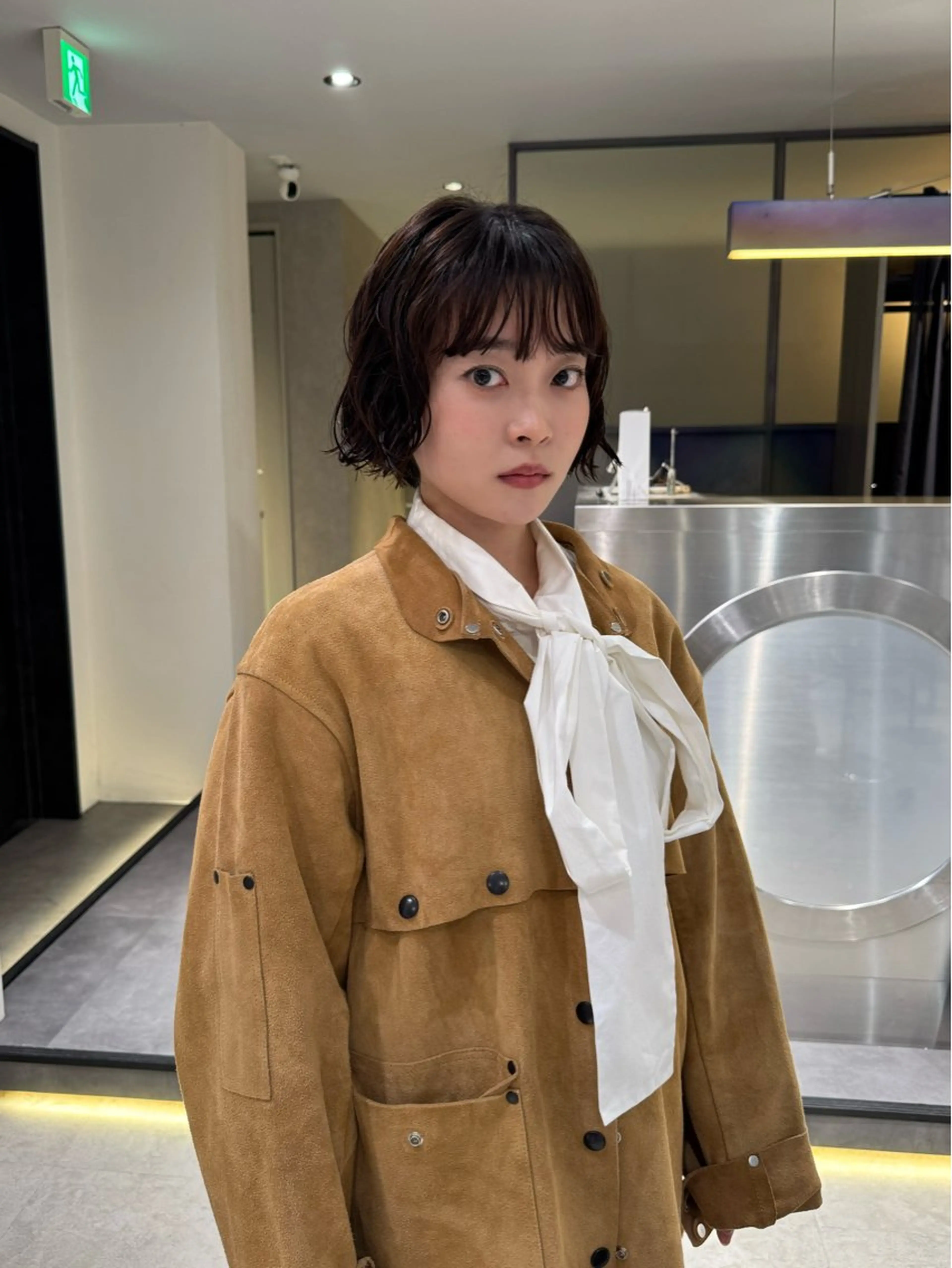 ショート パーマ カット パーマ Qin shaire salon 原宿所属・🌿パーマ/ボブ/ レイヤー/Mikiのヘアスタイル