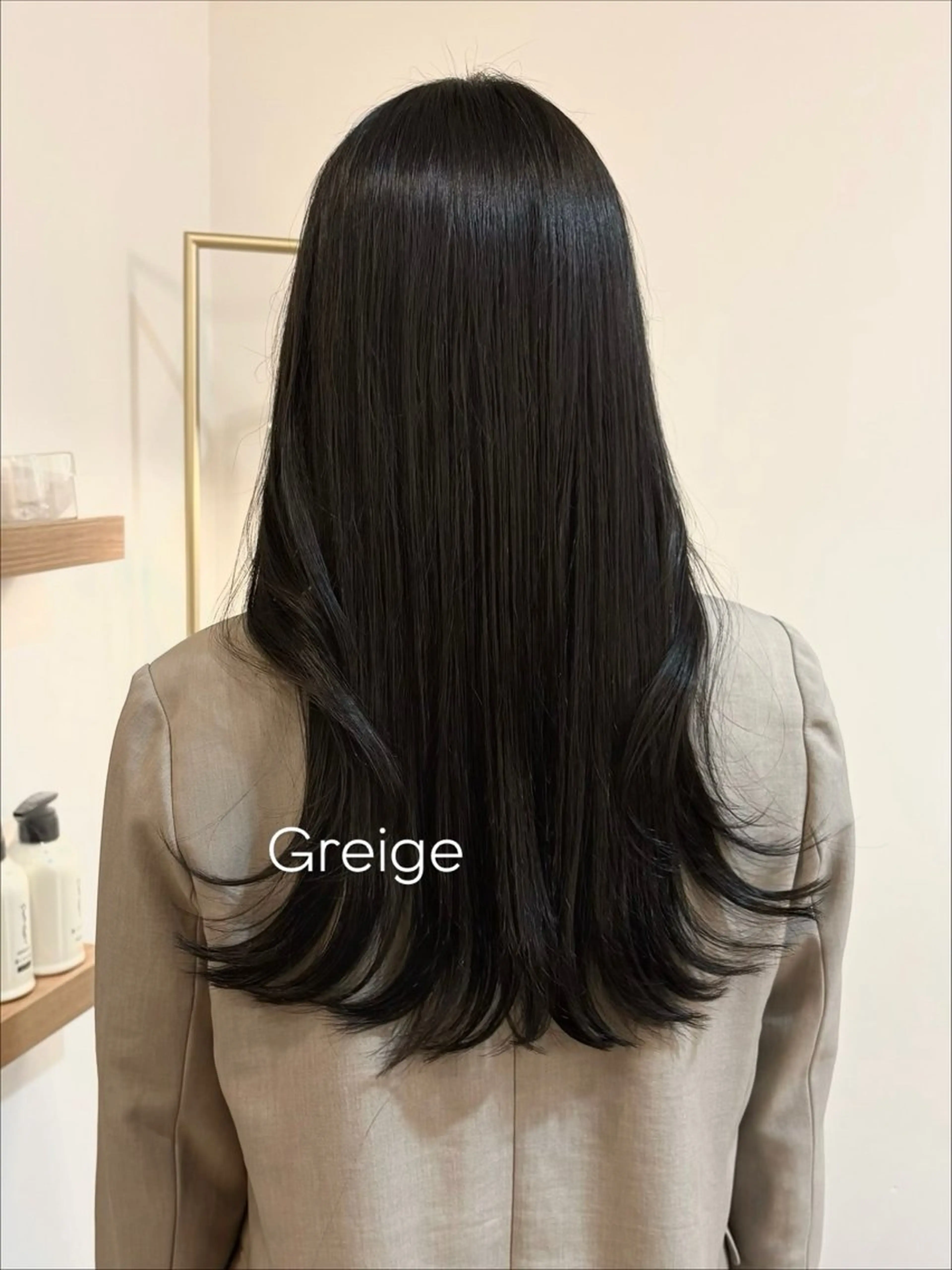 ロング ヘアカラー 似合わせ/透明感 /レイヤー/りほ🤍のヘアスタイル