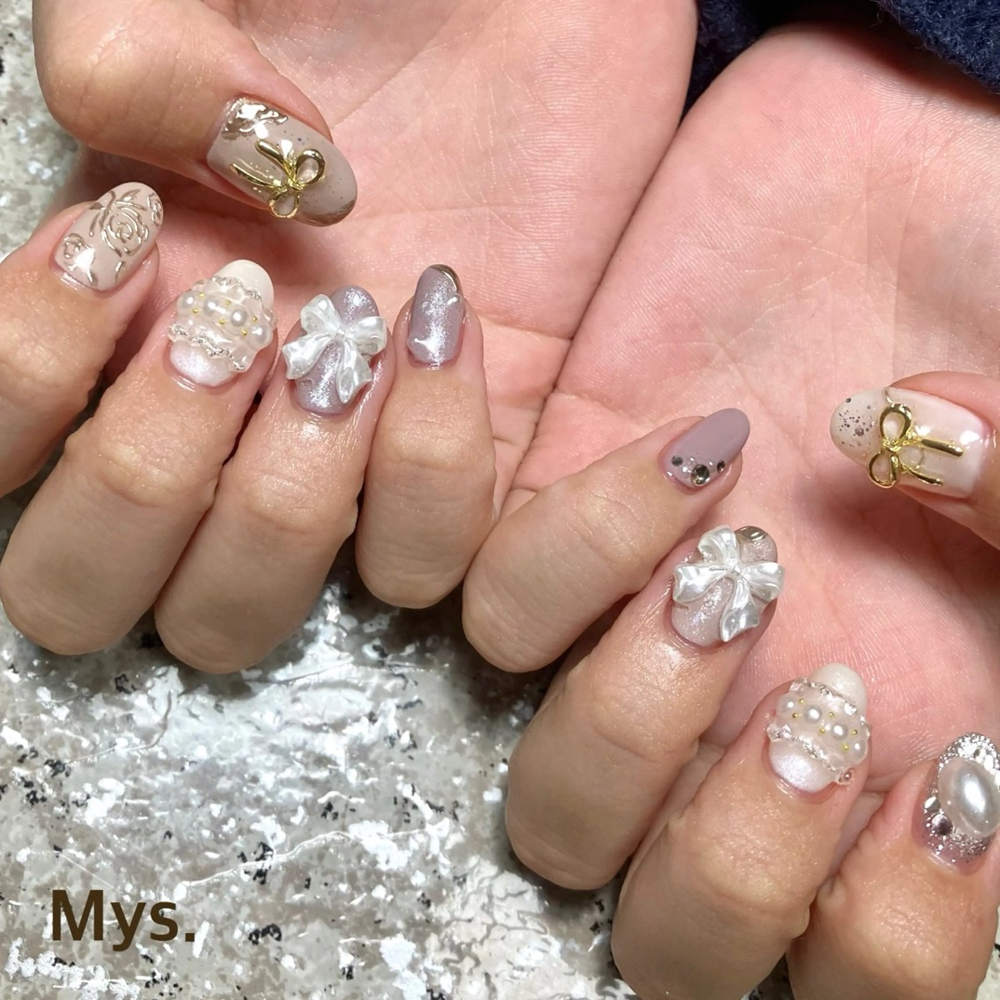 ネイル ハンドネイル Mys. 三上紗紀のネイルデザイン