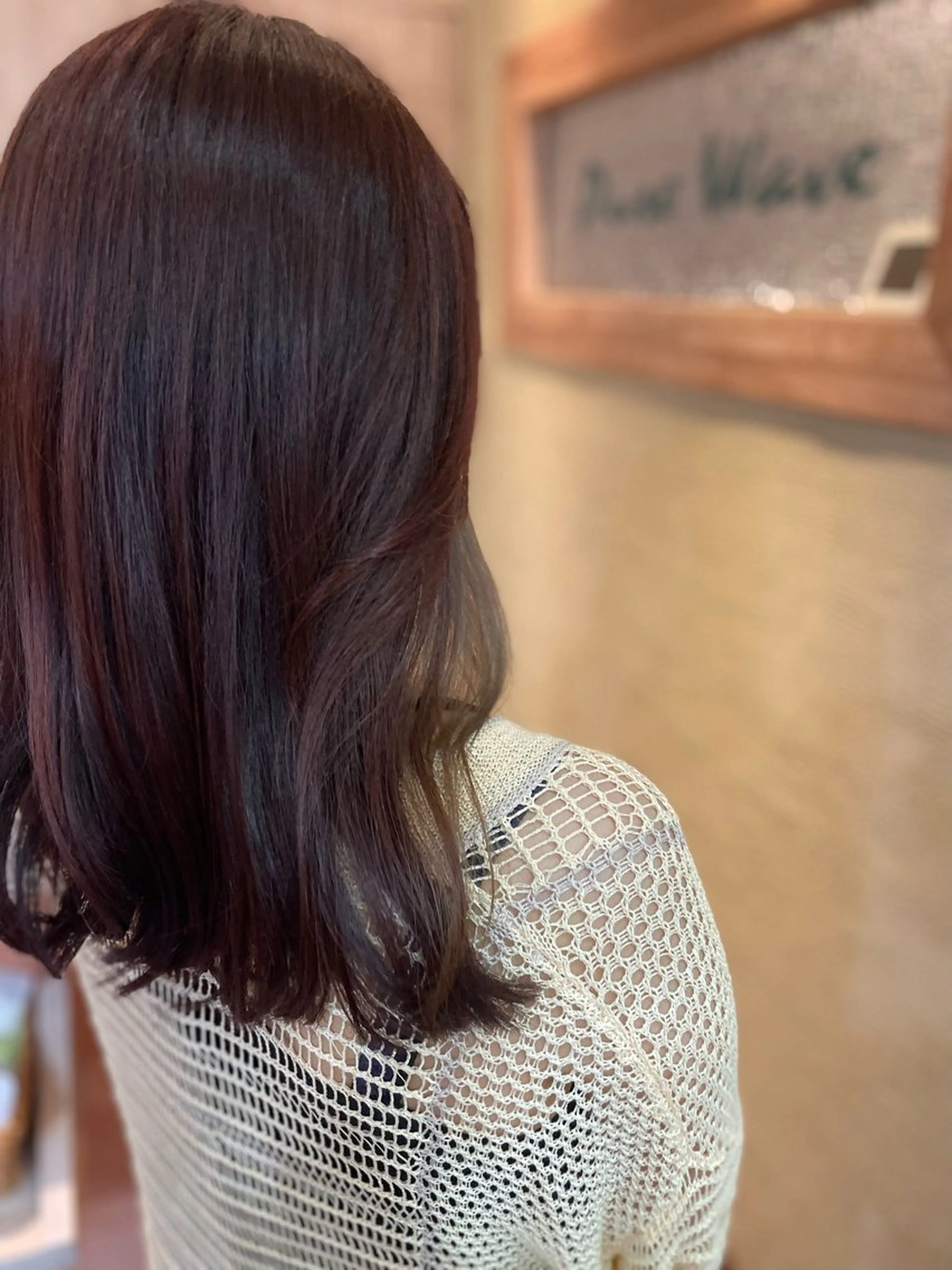 セミロング カラー インナーカラー 馬越 優のマツエク・マツパデザイン