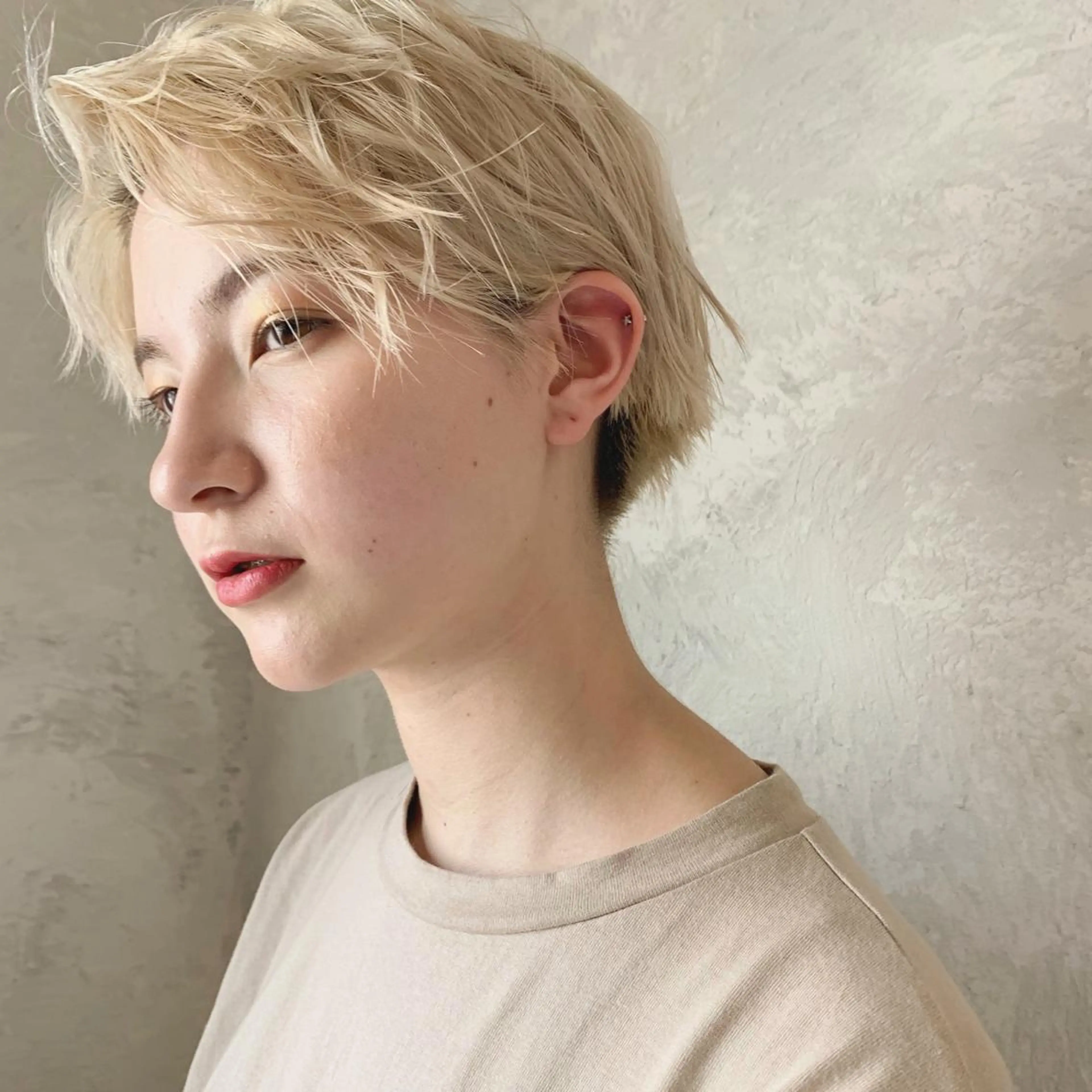 ショート カラー カット ヘアカラー トリートメント パーマ/透明感カラー /ボブ/吉田一生のヘアスタイル