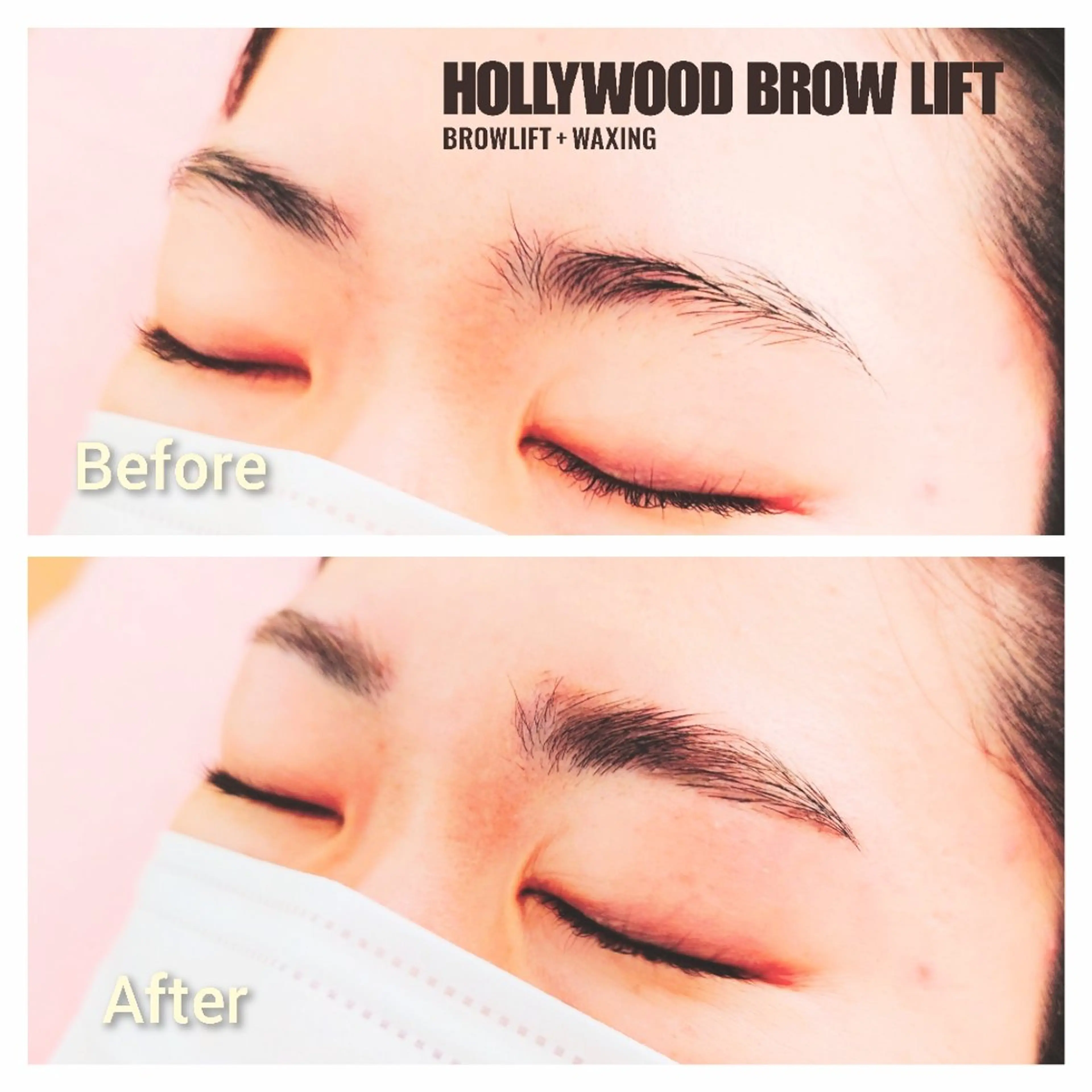 アイブロウ ハリウッドブロウリフト Beauty Salon Luana所属・Luanaまつパ脱毛 ハーブピーリング眉毛のマツエク・マツパデザイン