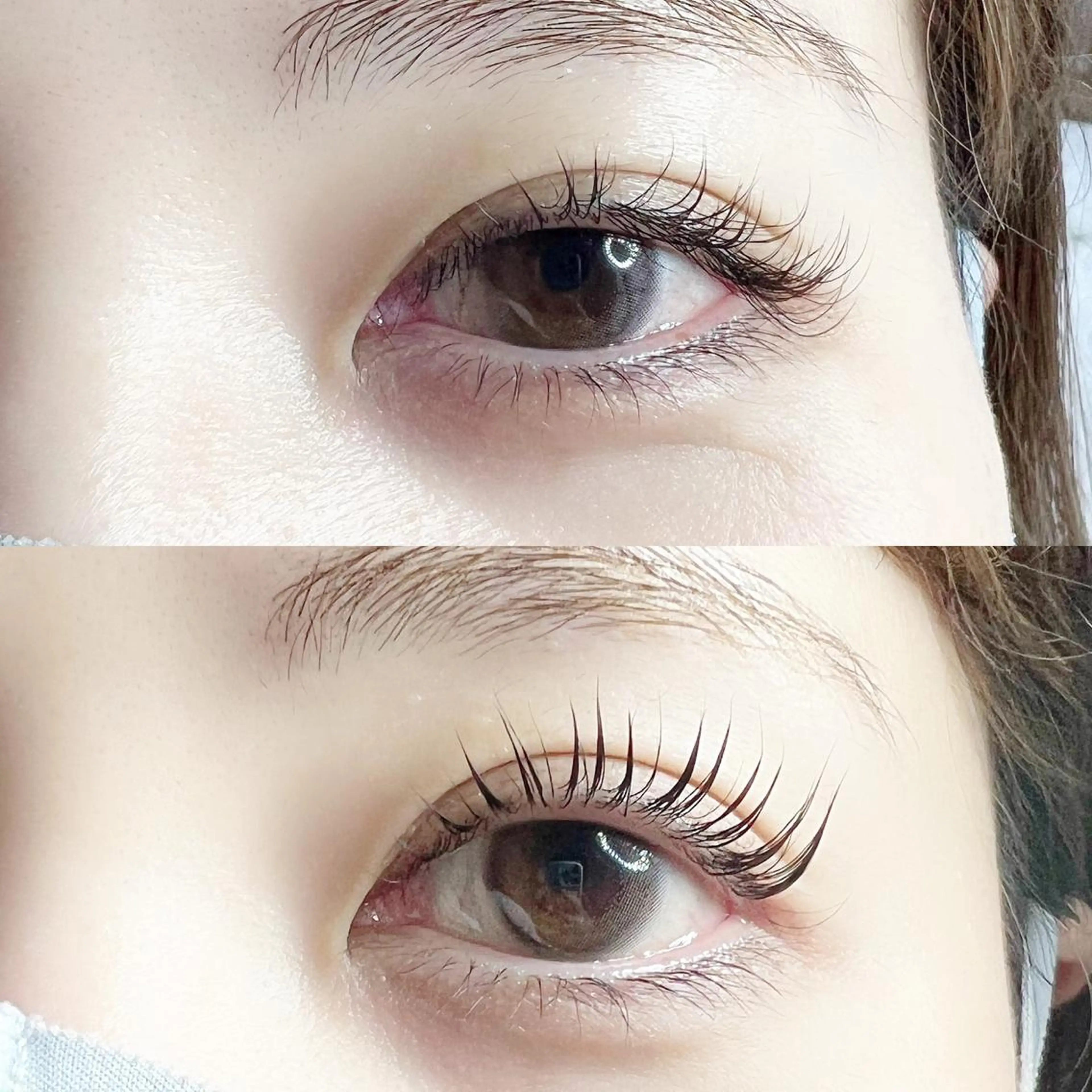 マツエク・マツパ パリジェンヌラッシュリフト 一重×まつ毛パーマ マツパ chou chou シュシュのマツエク・マツパデザイン