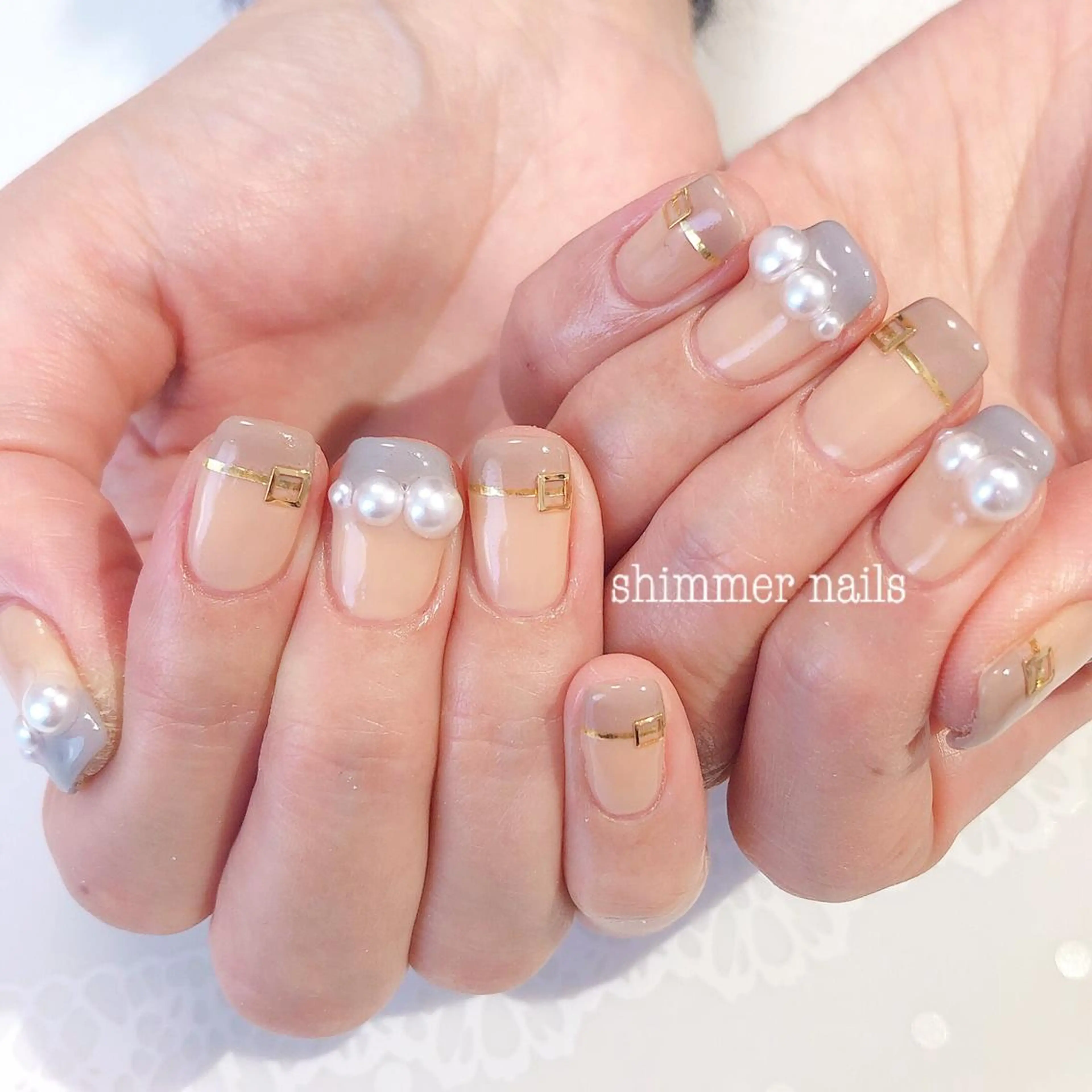 ネイル 持ち込み shimmer nailsのネイルデザイン