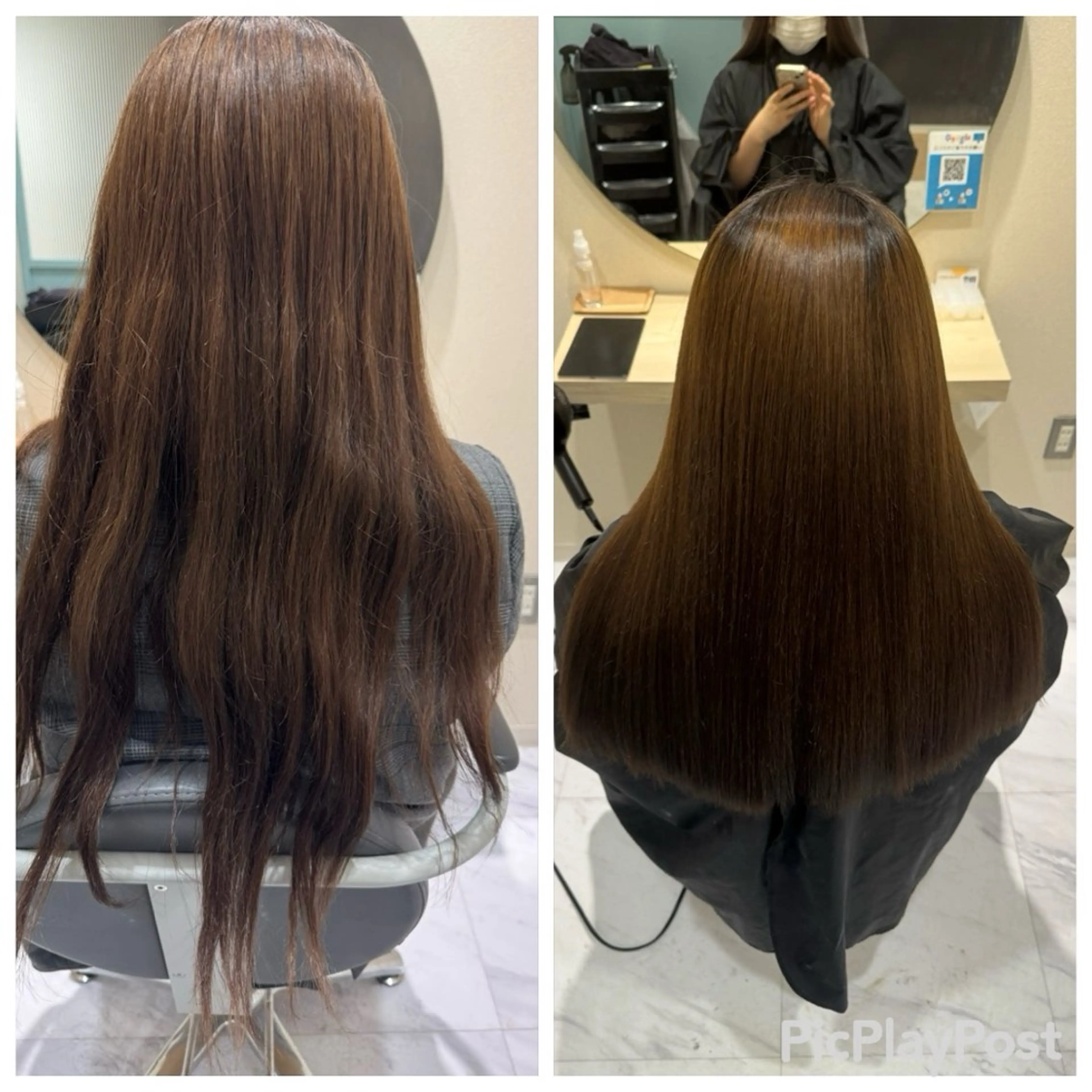 ロング 縮毛矯正 トリートメント 丹野 圭太のヘアスタイル