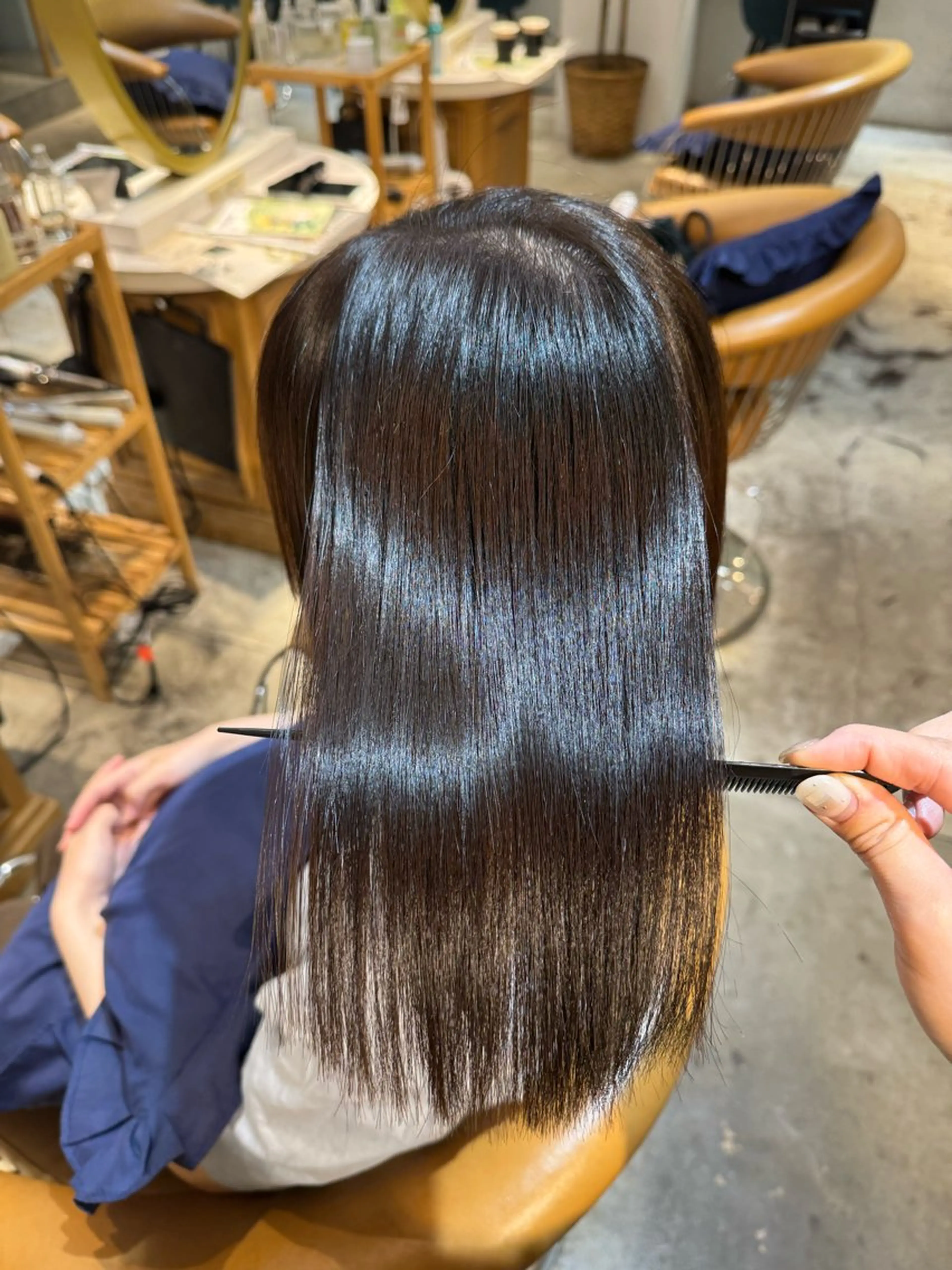 ロング カット ヘアカラー トリートメント ヘアセット 髪質改善/ボブ /韓国/erikoのヘアスタイル