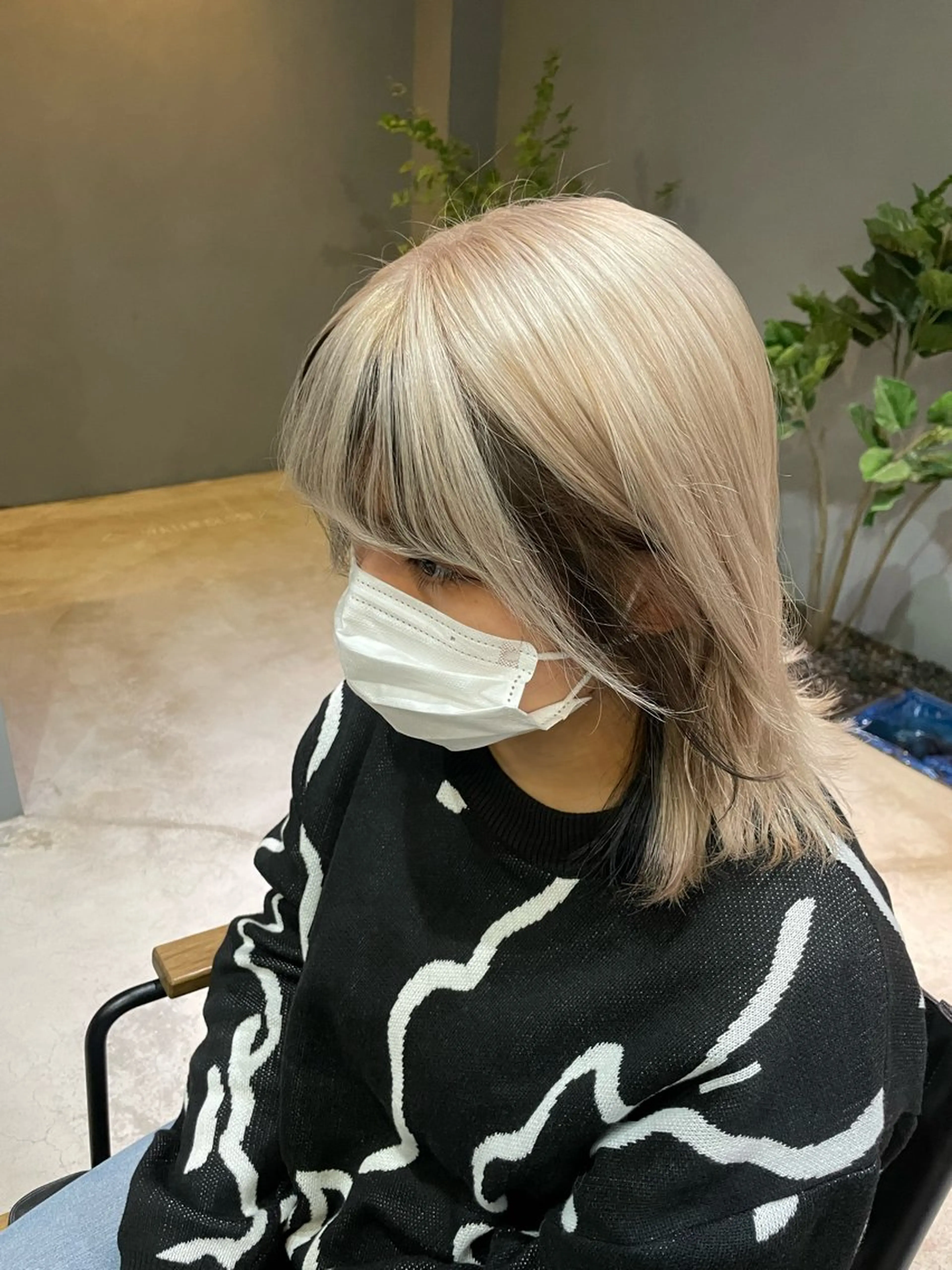 カラー 透明感/艶髪カラー/ 韓国/rinaのヘアスタイル