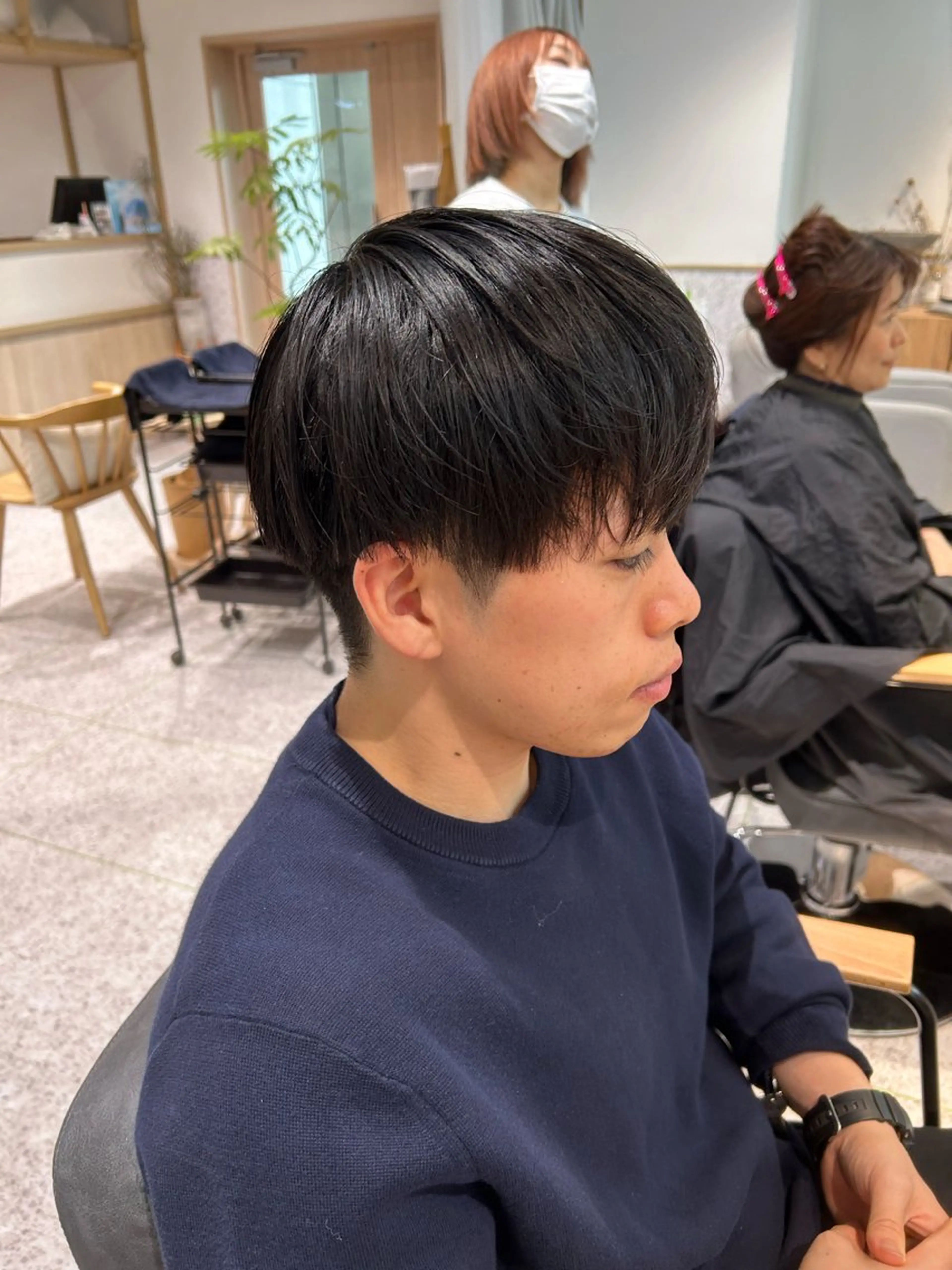 パーマ メンズ メンズハイトーン メンズインナーカラー メンズ韓国風 髪質改善 浴衣 カット ♡ハイトーン★ ネイル/しの♡のヘアスタイル