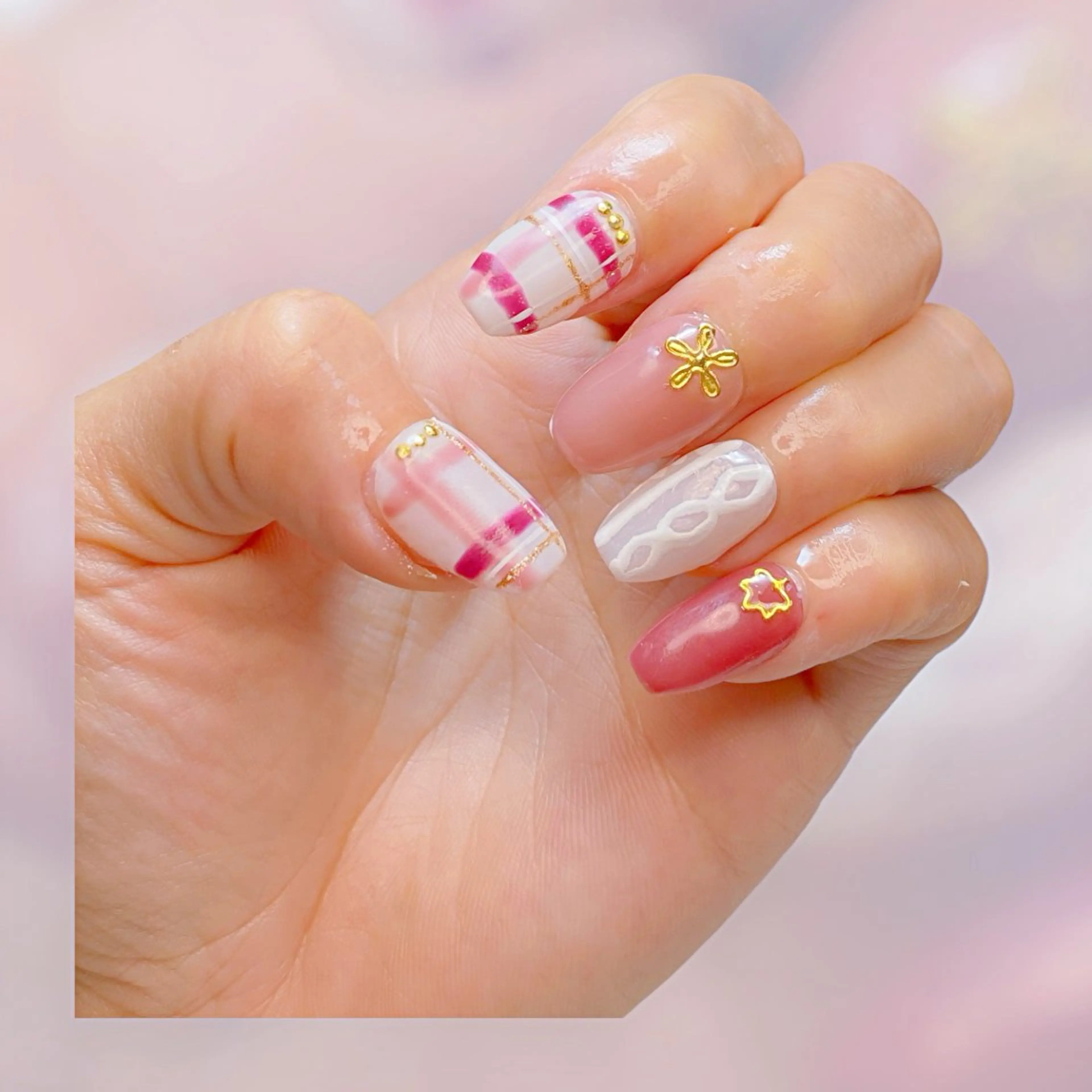 ネイル シンプルネイル ハイネイル自宅サロン所属・ハイネイル 自宅サロンのネイルデザイン