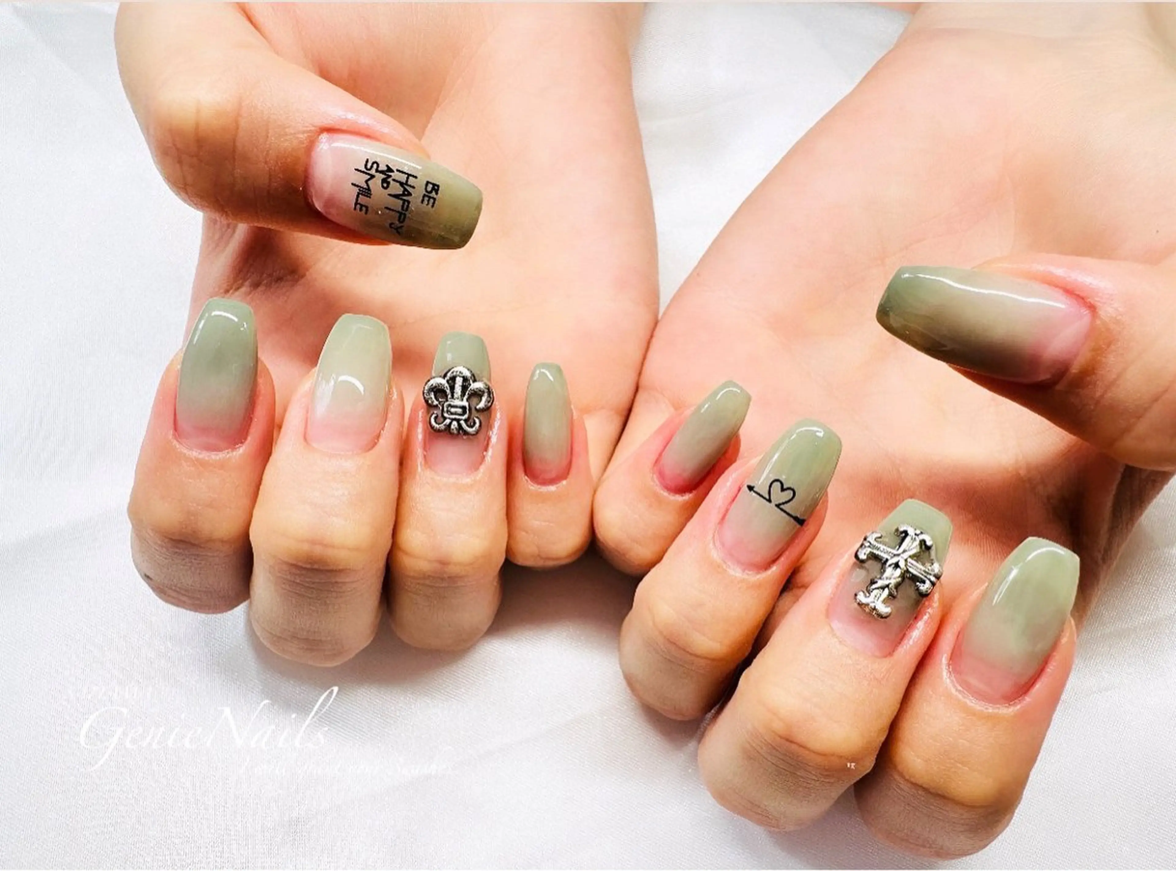 メンズ ネイル アートネイル フットネイル 持ち込み Genie Nailsのネイルデザイン