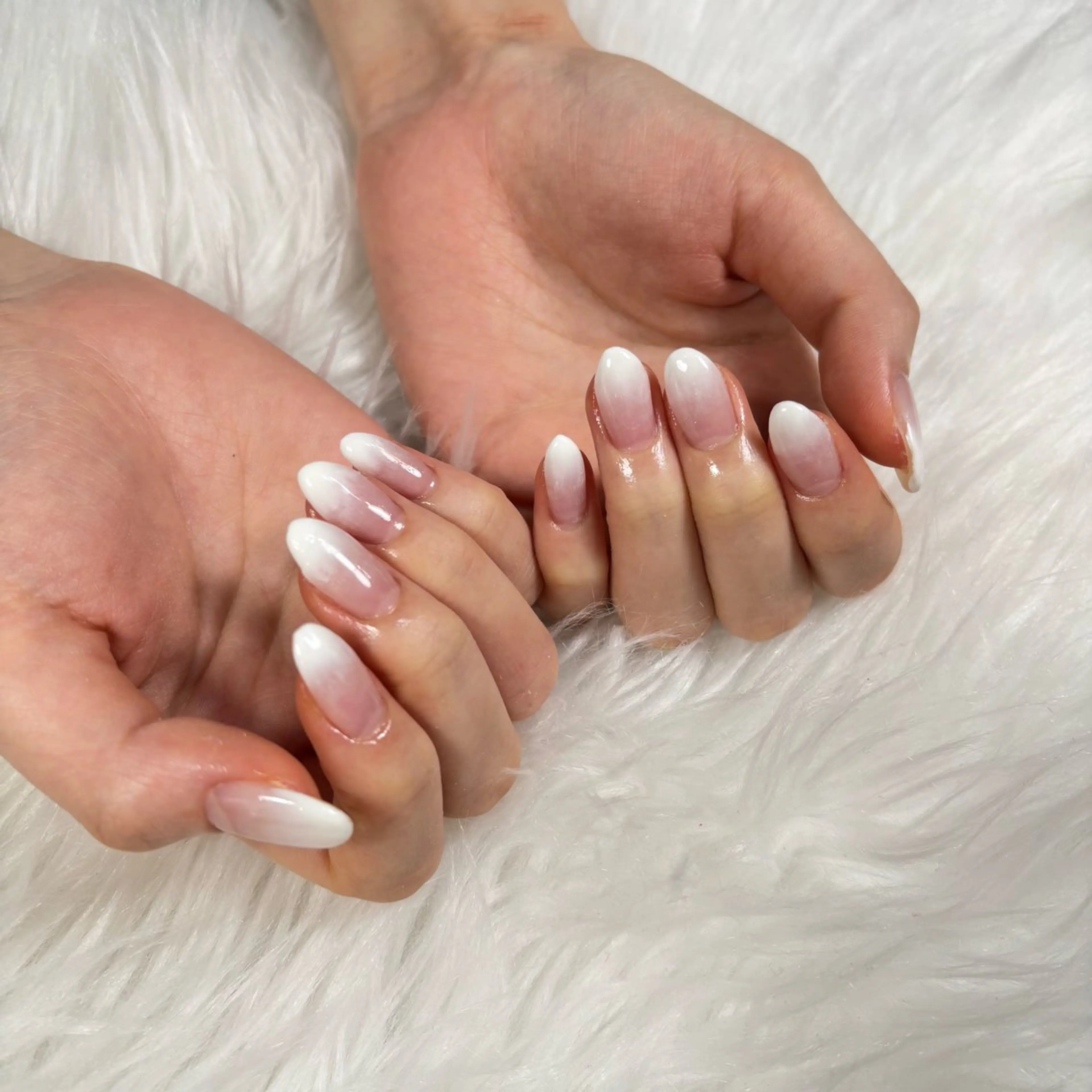 ジェルオフ無料💅ハンド5種フレンチ(クリアベース)・カラーグラデーション✨甘皮ケア込！の写真