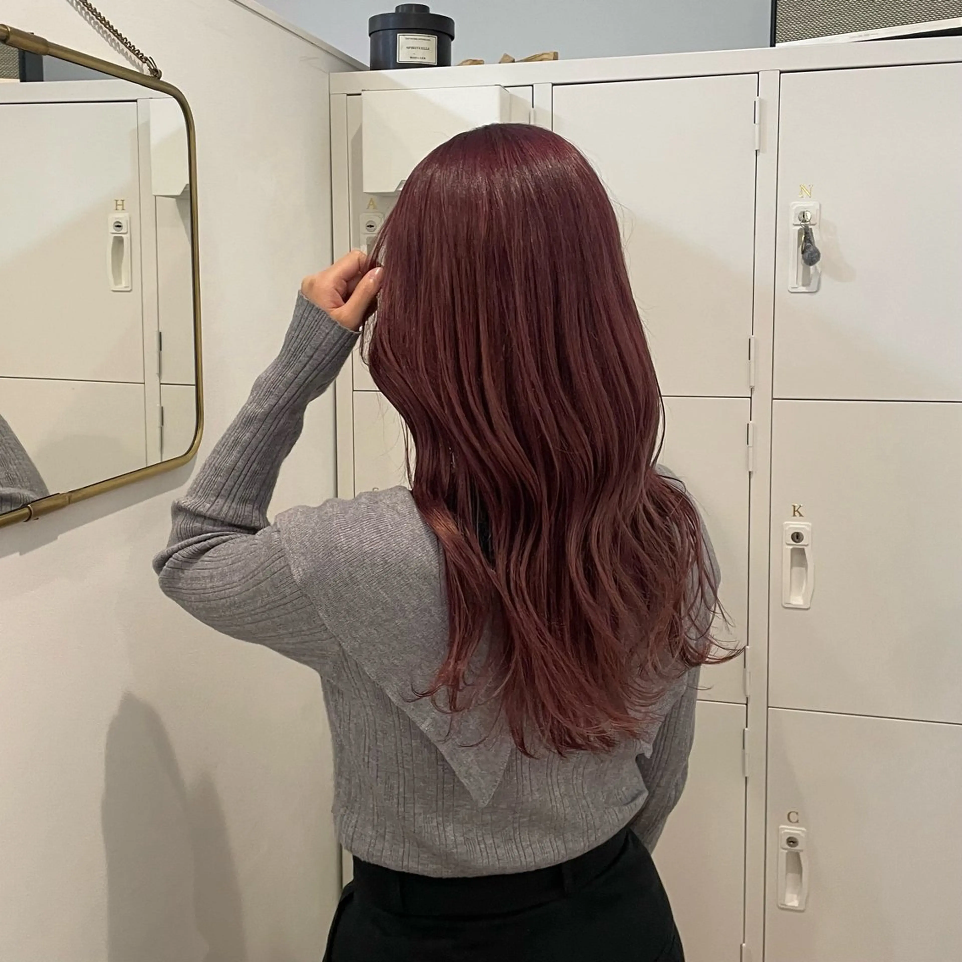 ロング ヘアカラー canon/レイヤー /透明感カラーのヘアスタイル