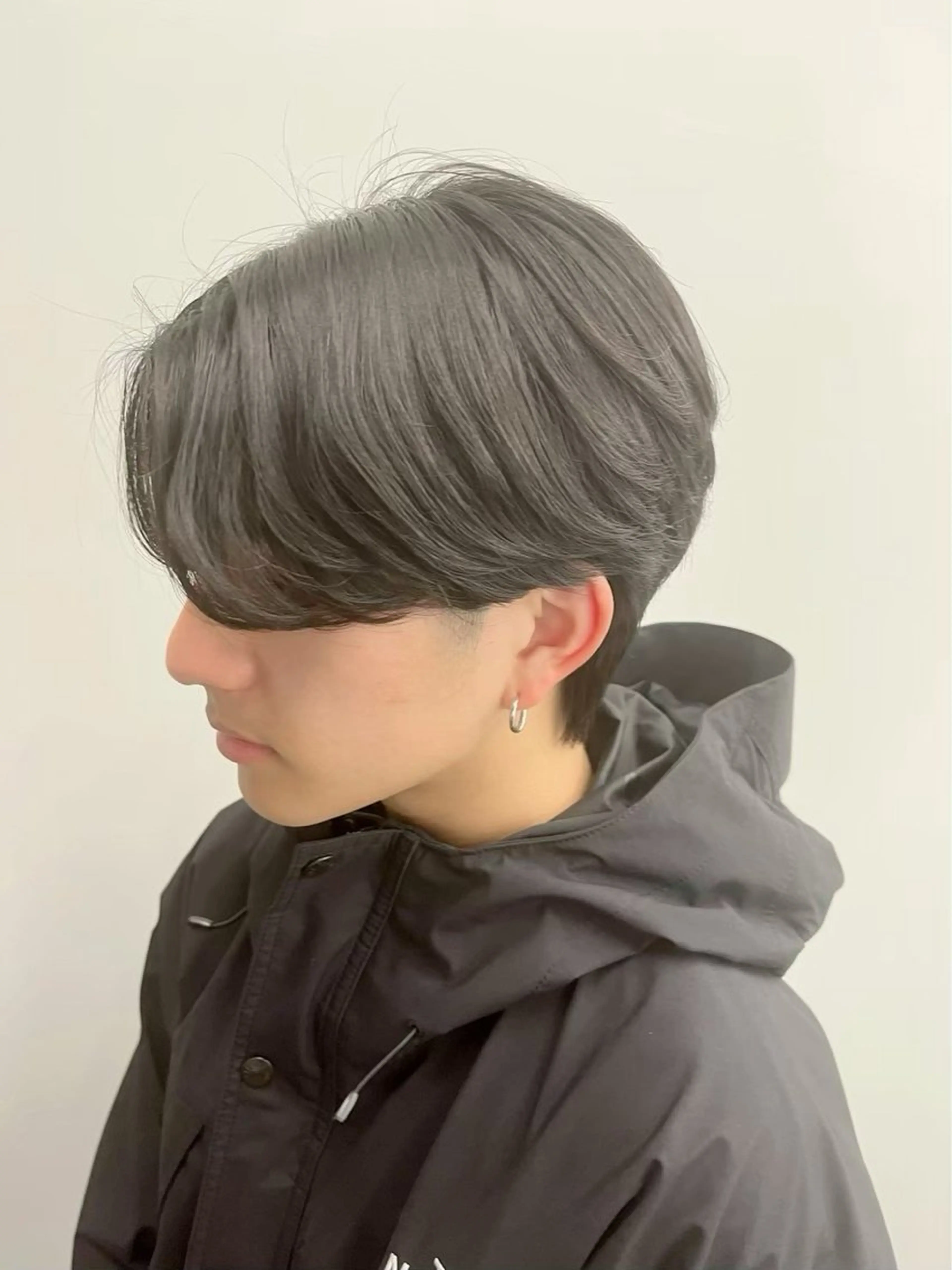 ショート パーマ メンズ カット パーマ ニュアンスパーマ/ ウルフ/ときなのヘアスタイル