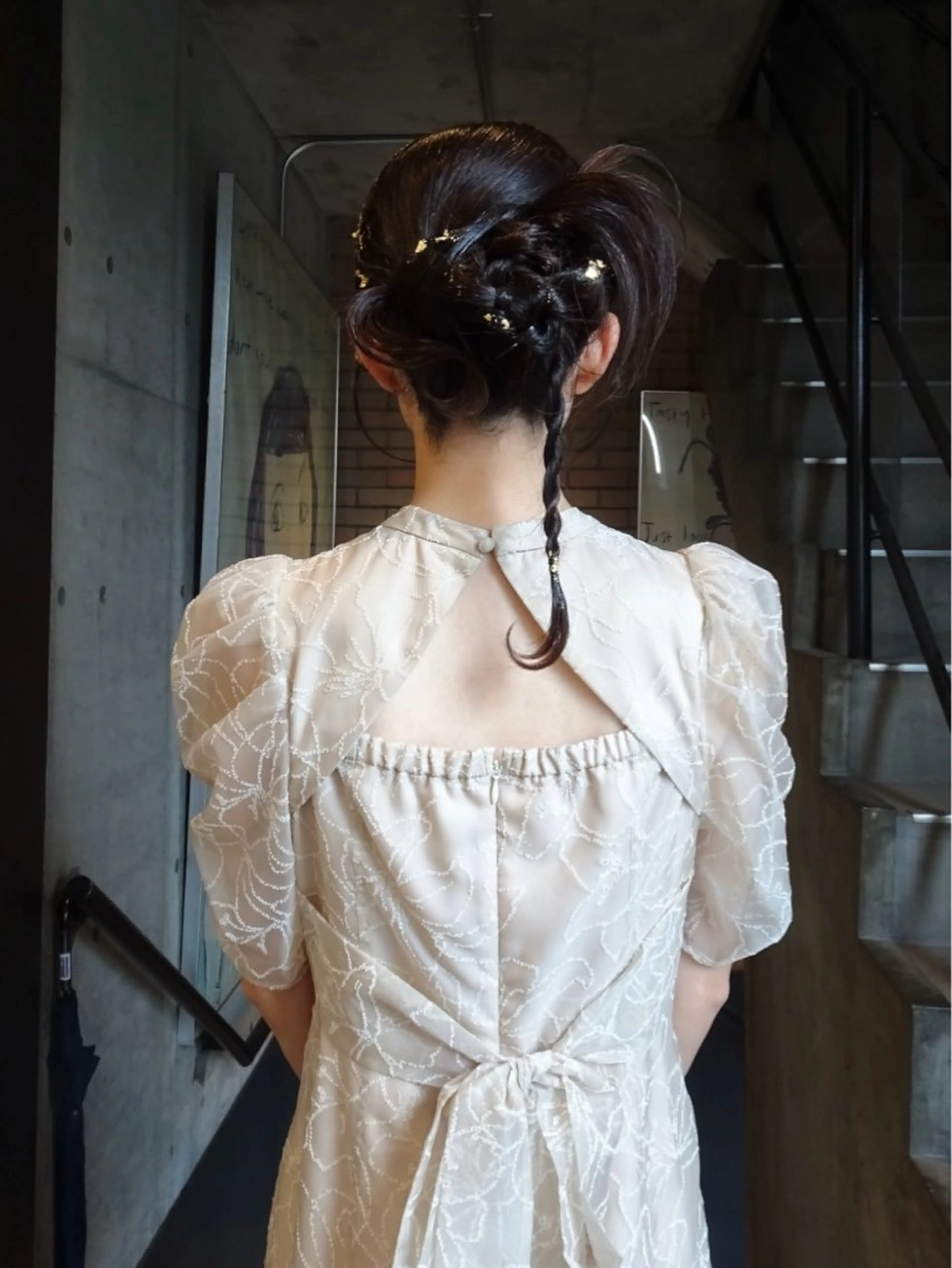 ヘアアレンジ 結婚式・ブライダル ニュアンスヘア🪡 nenekaのヘアスタイル