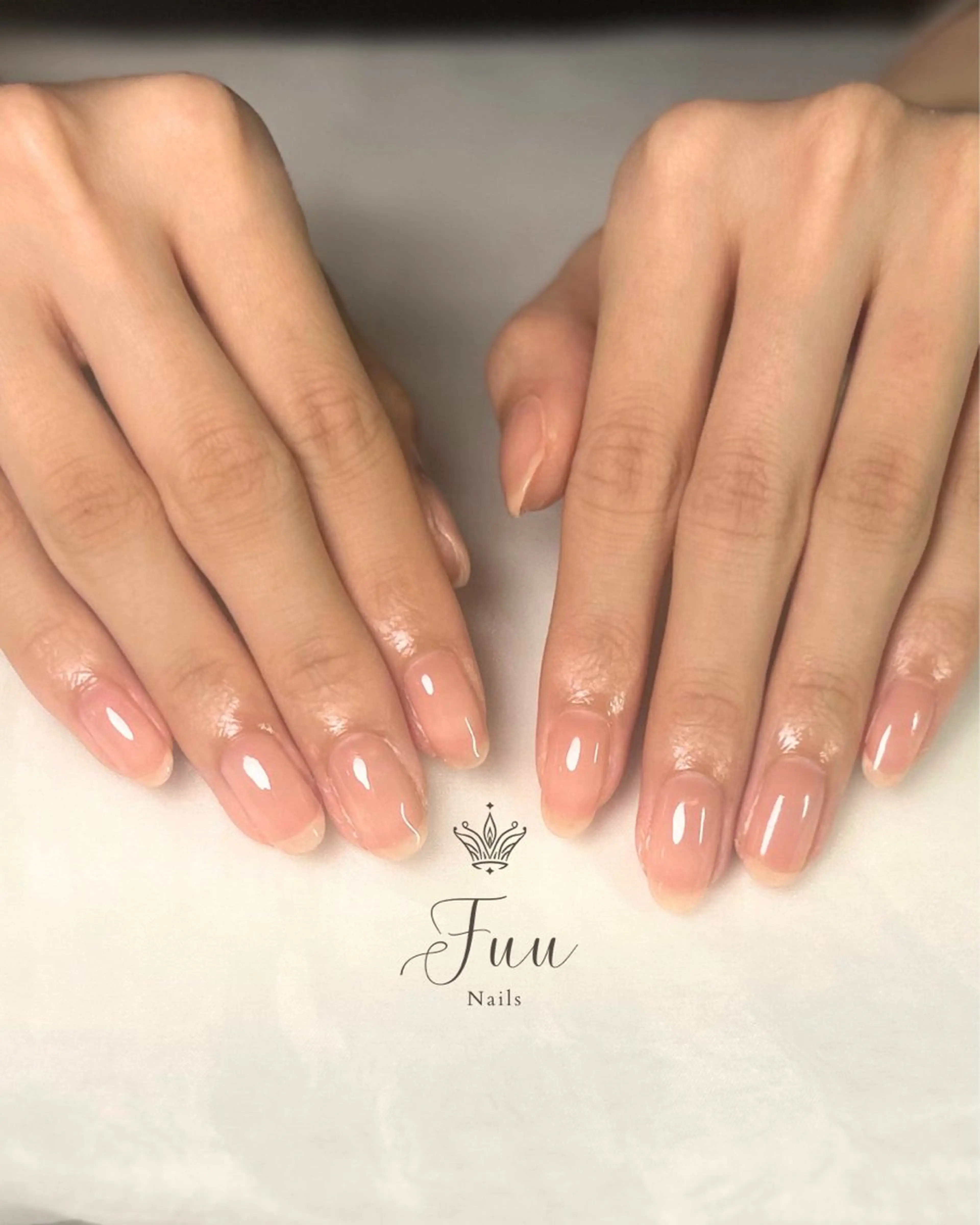 ネイル オフィスネイル ワンカラーネイル シンプルネイル 犬のいるネイルサロン Fuu nailsのネイルデザイン