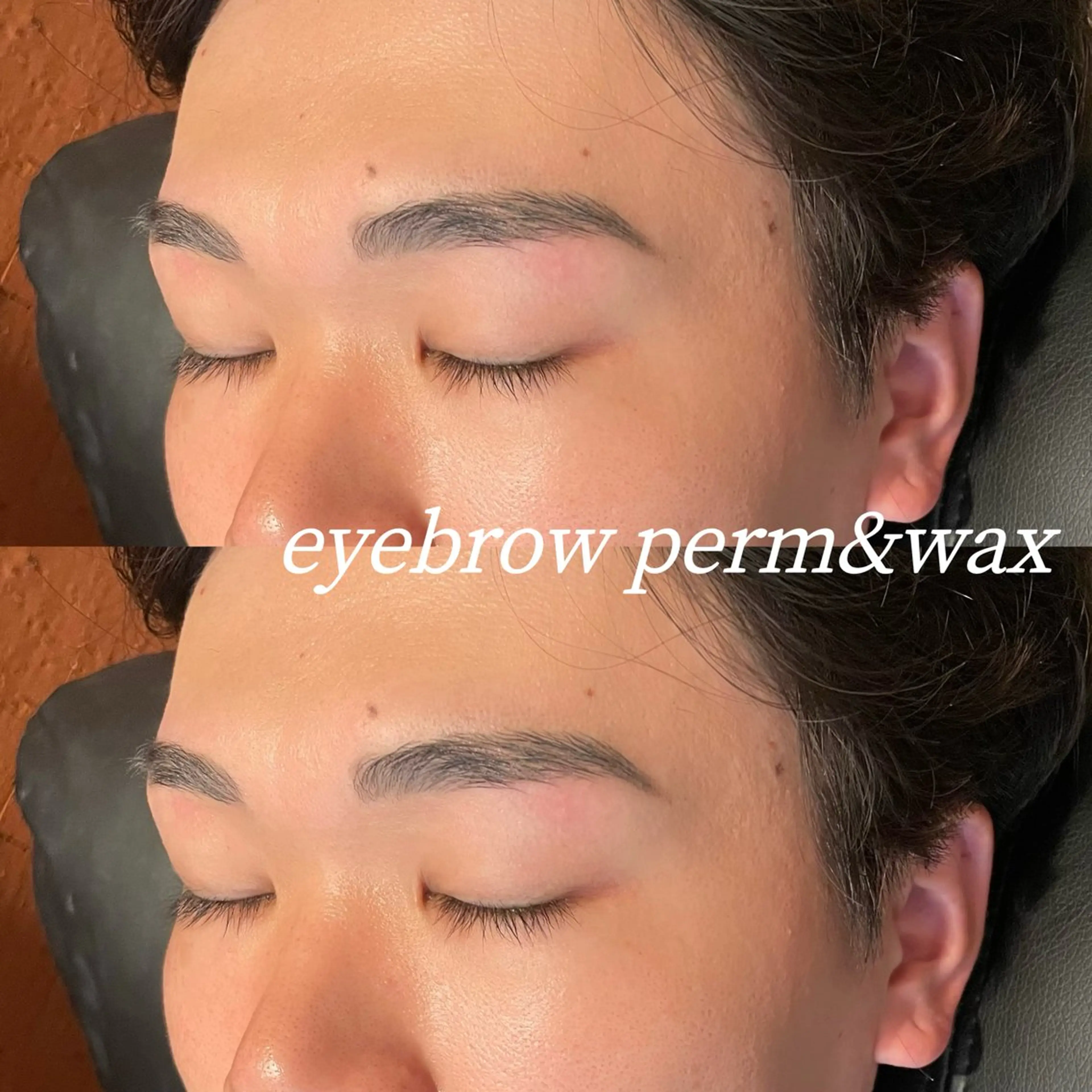 メンズ アイブロウ その他(アイブロウ) レイヤーカット/ 縮毛矯正/ミサキ💐のヘアスタイル