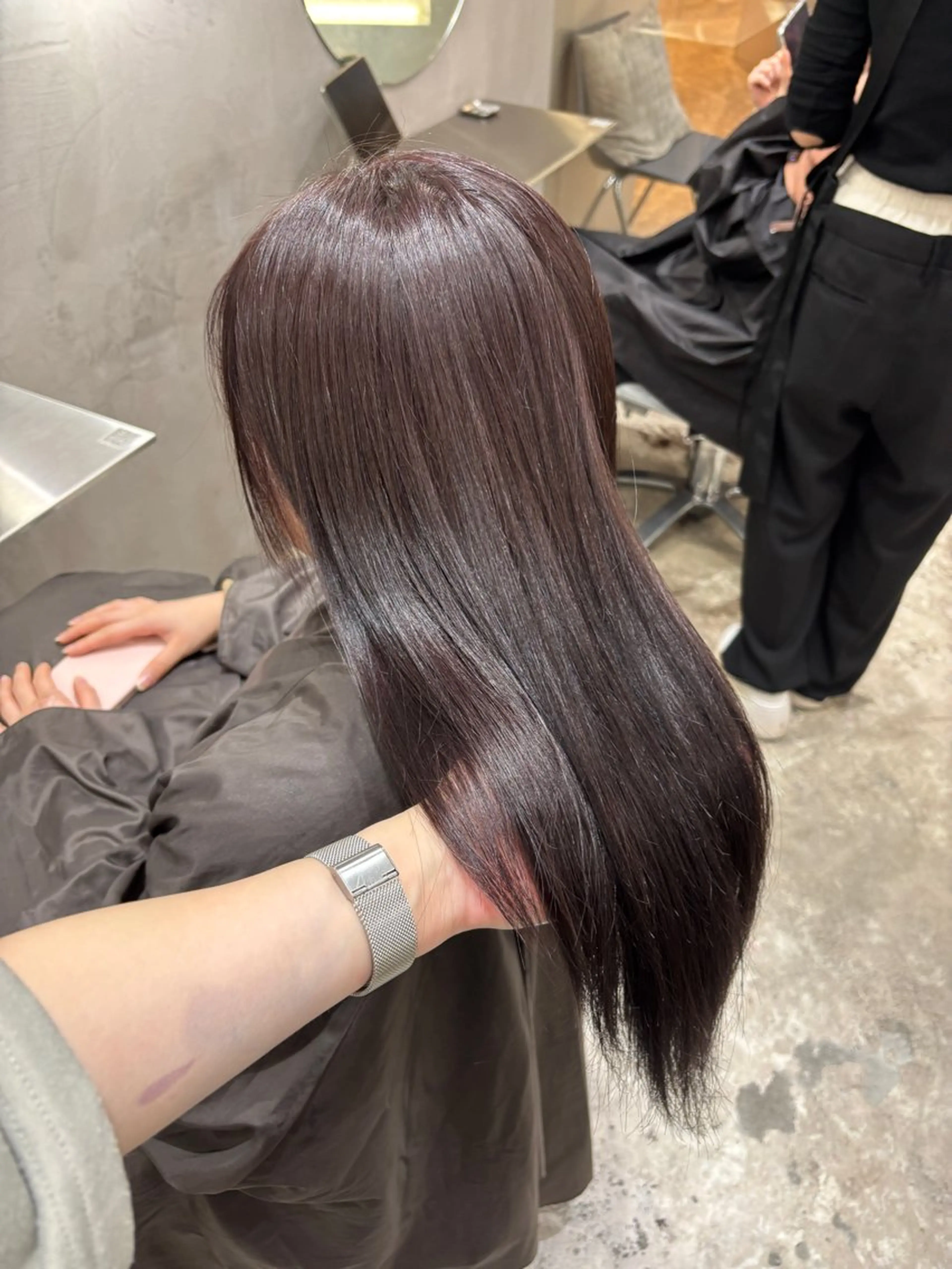 ロング コトネ🫧 韓国風レイヤーカットのヘアスタイル