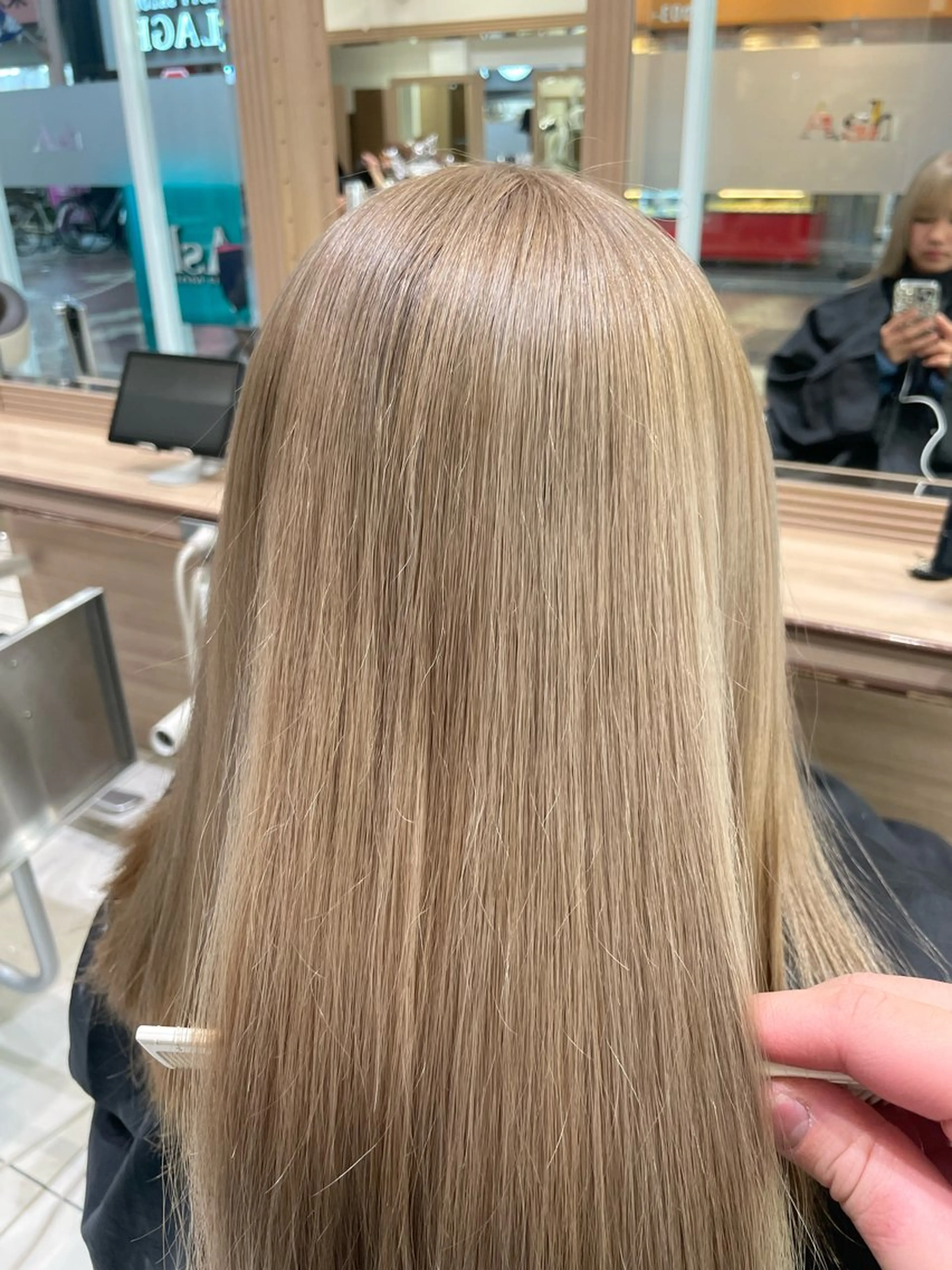 カラー 中村/艶カラー/ハイ ライト/髪質改善のヘアスタイル