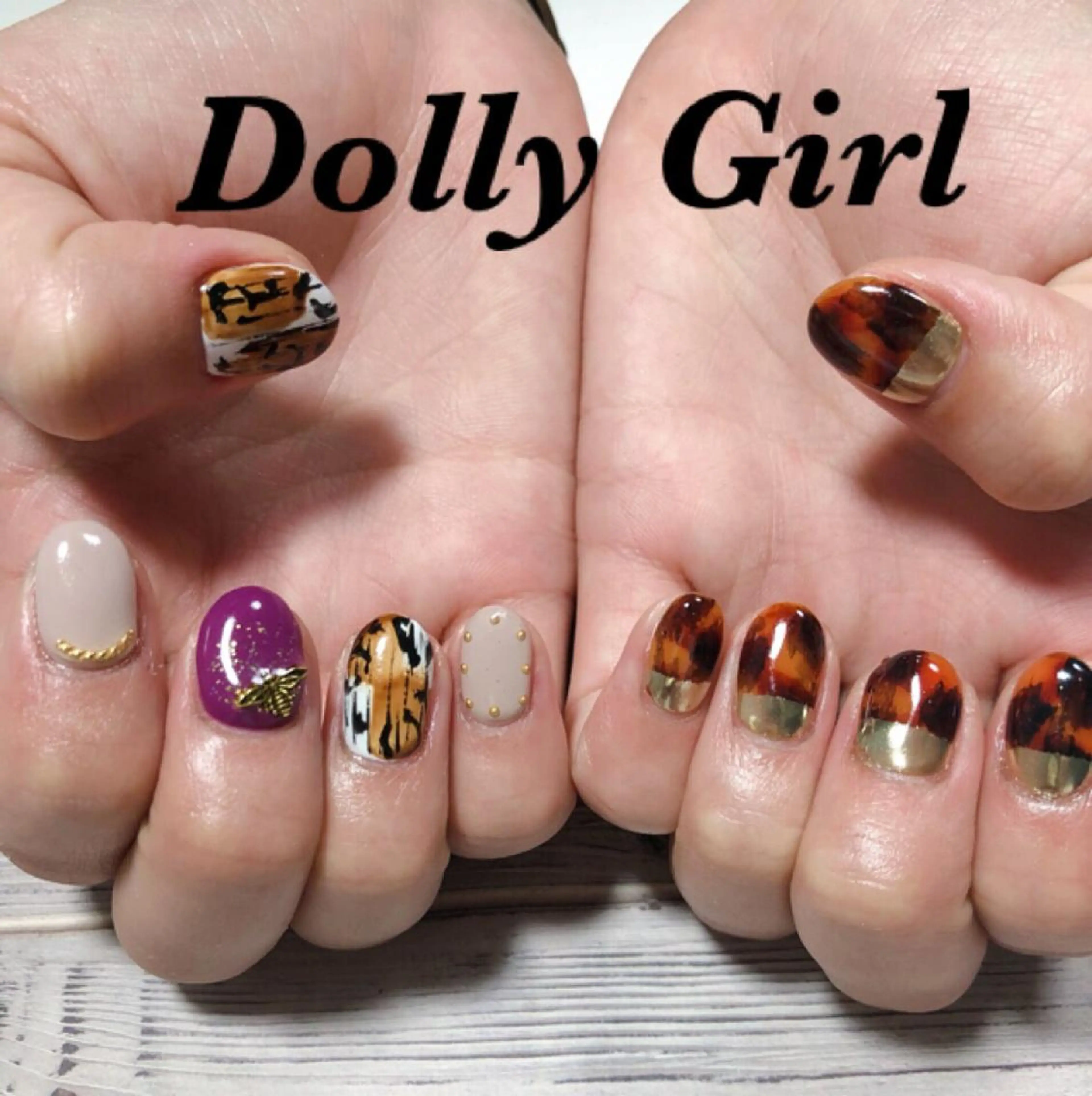 ネイル 個室ネイルサロンDolly  Girl〜ドーリーガール〜所属・DollyGirl KYOKOのネイルデザイン