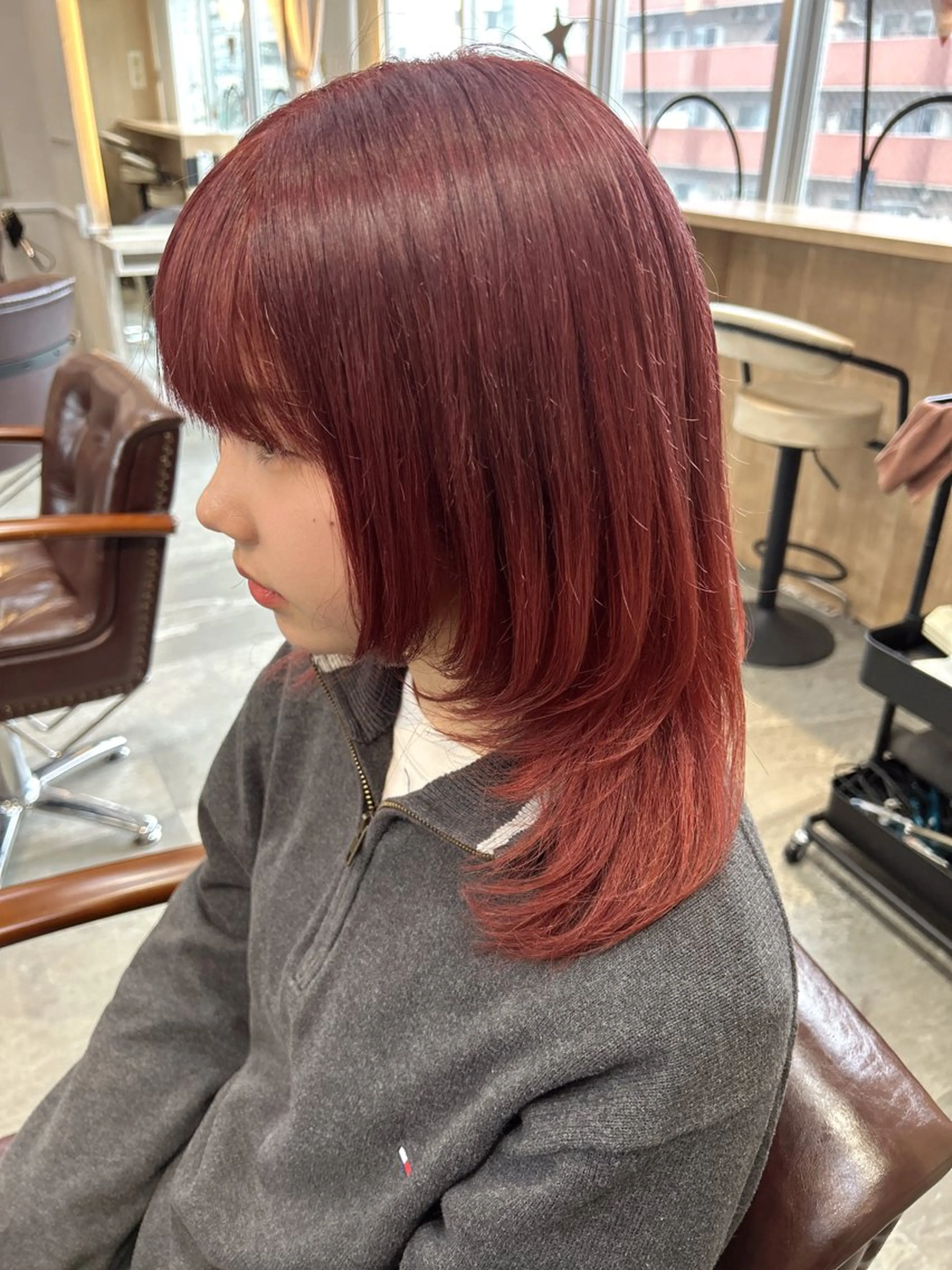 カラー カット ヘアカラー トリートメント 愛されハイトーン 🍓YURINAのヘアスタイル