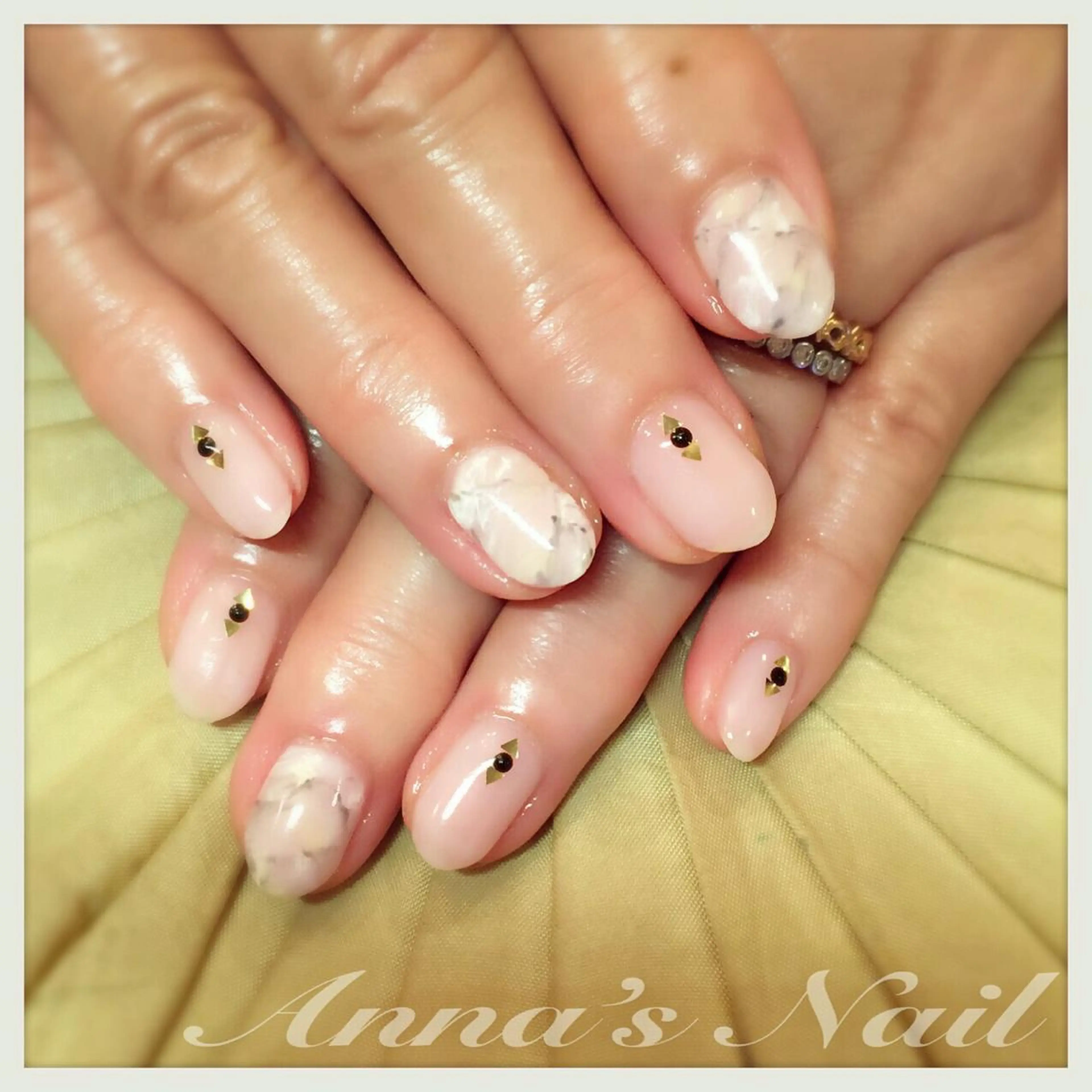 ネイル 大理石ネイル(マーブル) Anna’s Nail所属・清口 杏奈のネイルデザイン