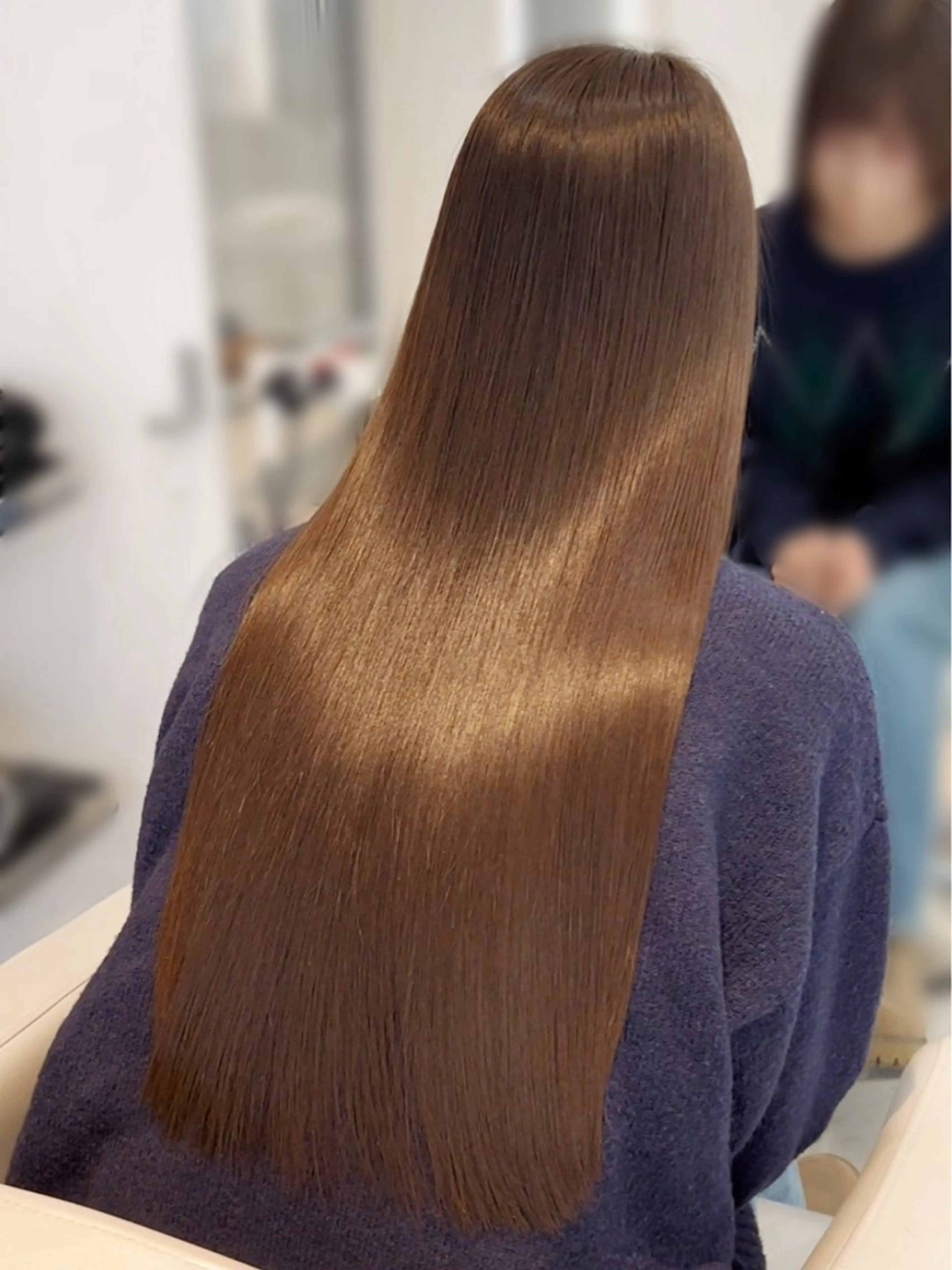 ロング 縮毛矯正 ✨上品可愛い 垢抜けカラー/後藤✨のヘアスタイル