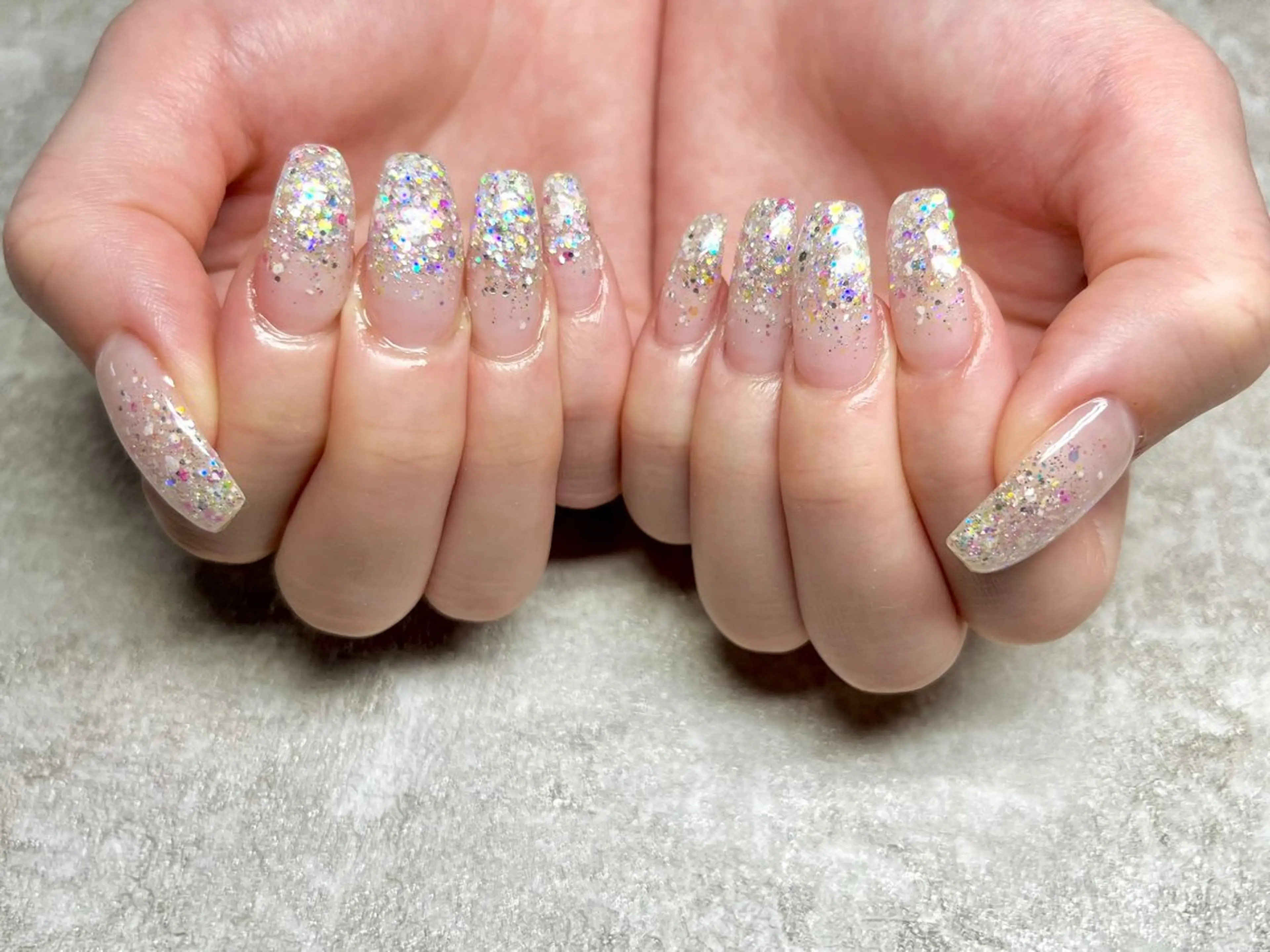 ネイル ラメ(グリッター) joieange嶋田 心斎橋店Nail🦋のネイルデザイン