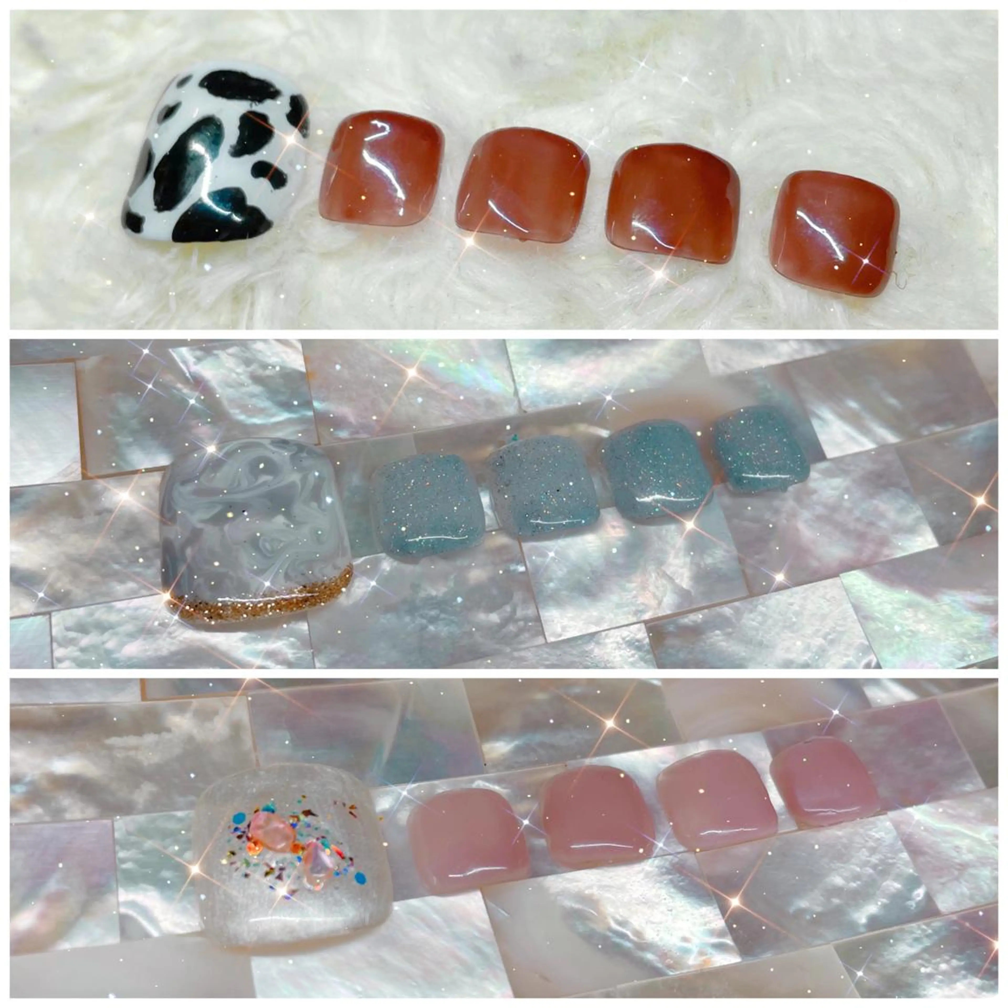 《オフ有り》選べる☁️🫧定額フットネイルの写真