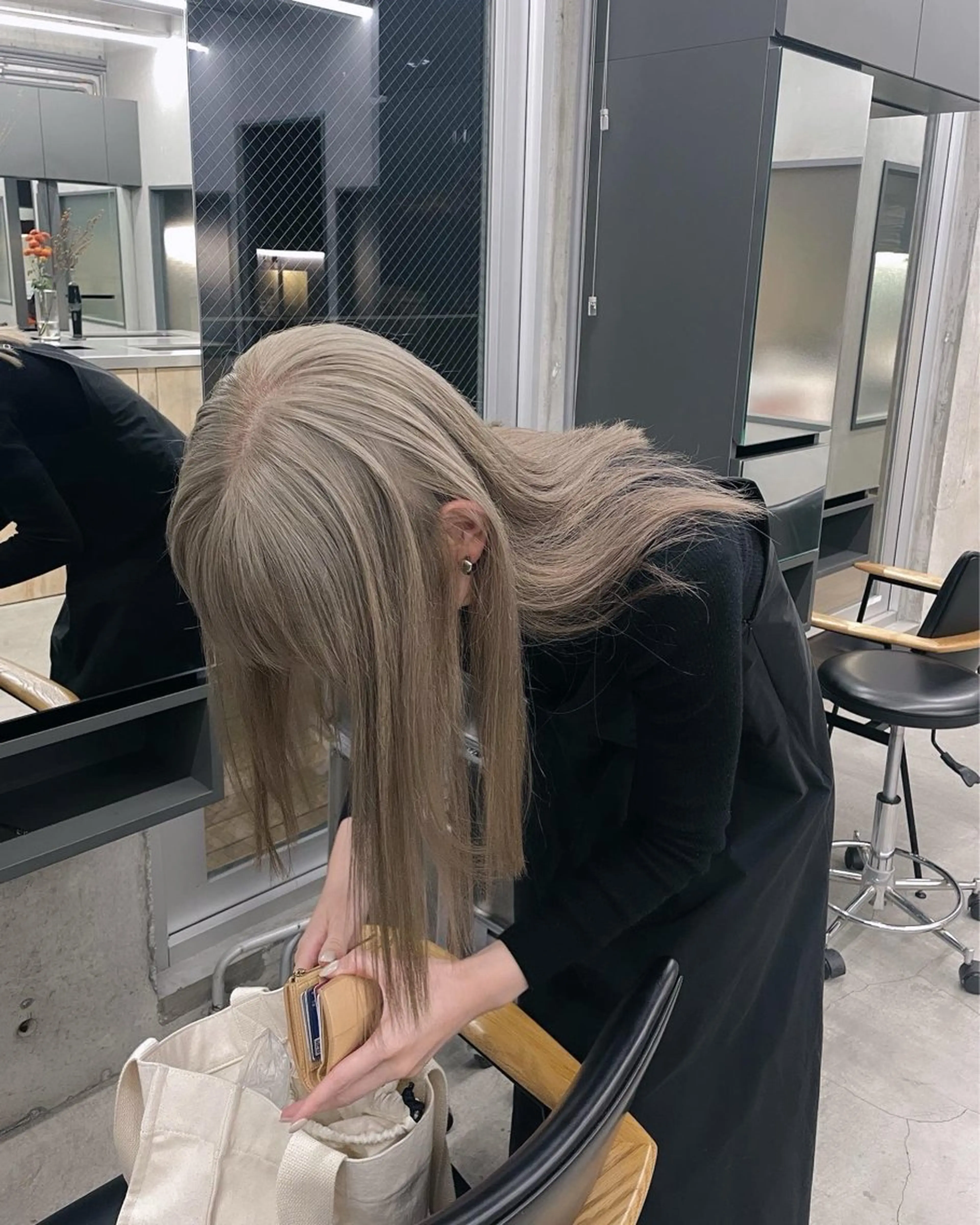 ミディアム ヘアカラー トリートメント 佐伯 和佳のヘアスタイル