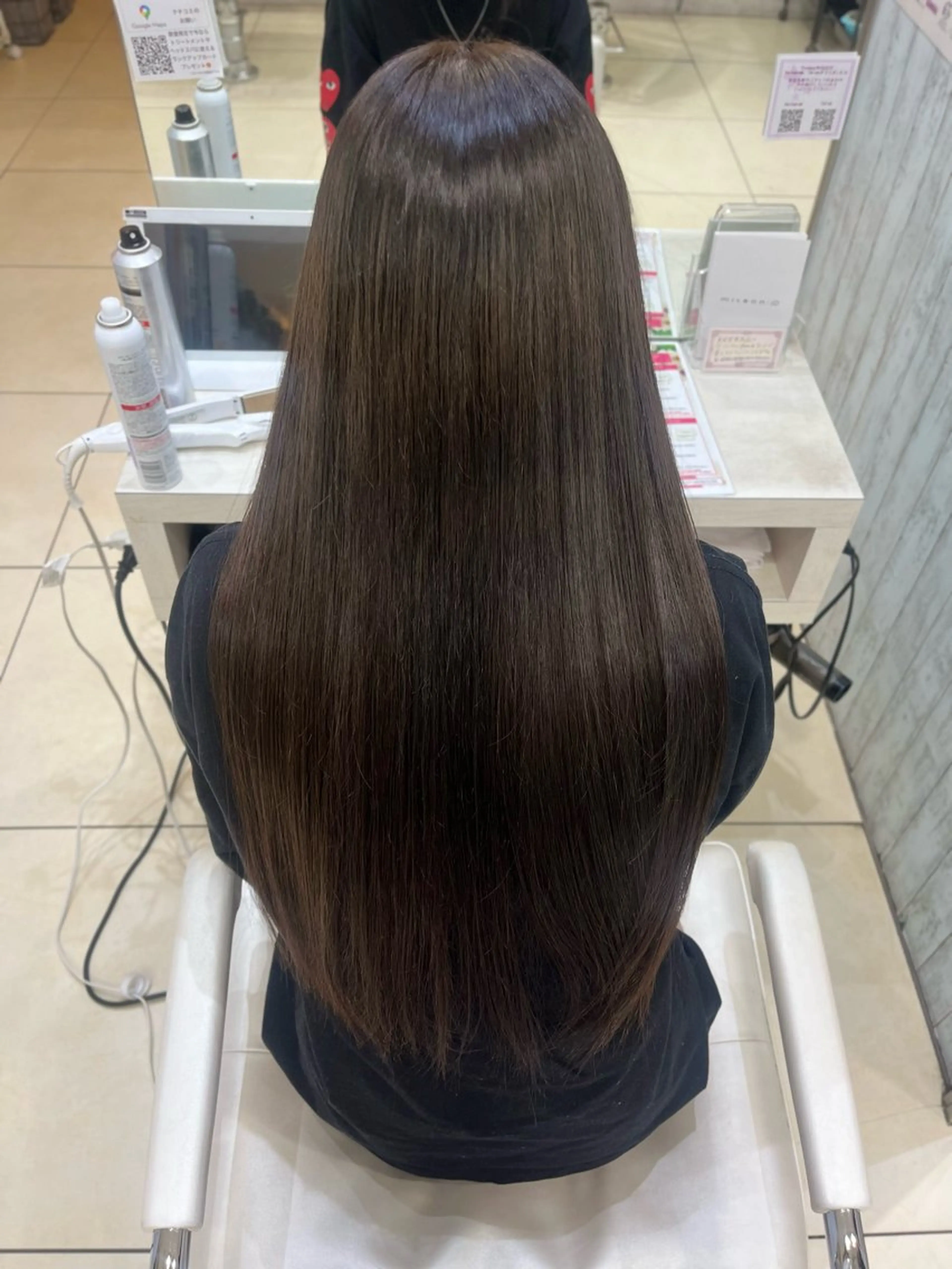 セミロング 【髪質改善カラー】 あむ·. ⟡ 🖤のヘアスタイル