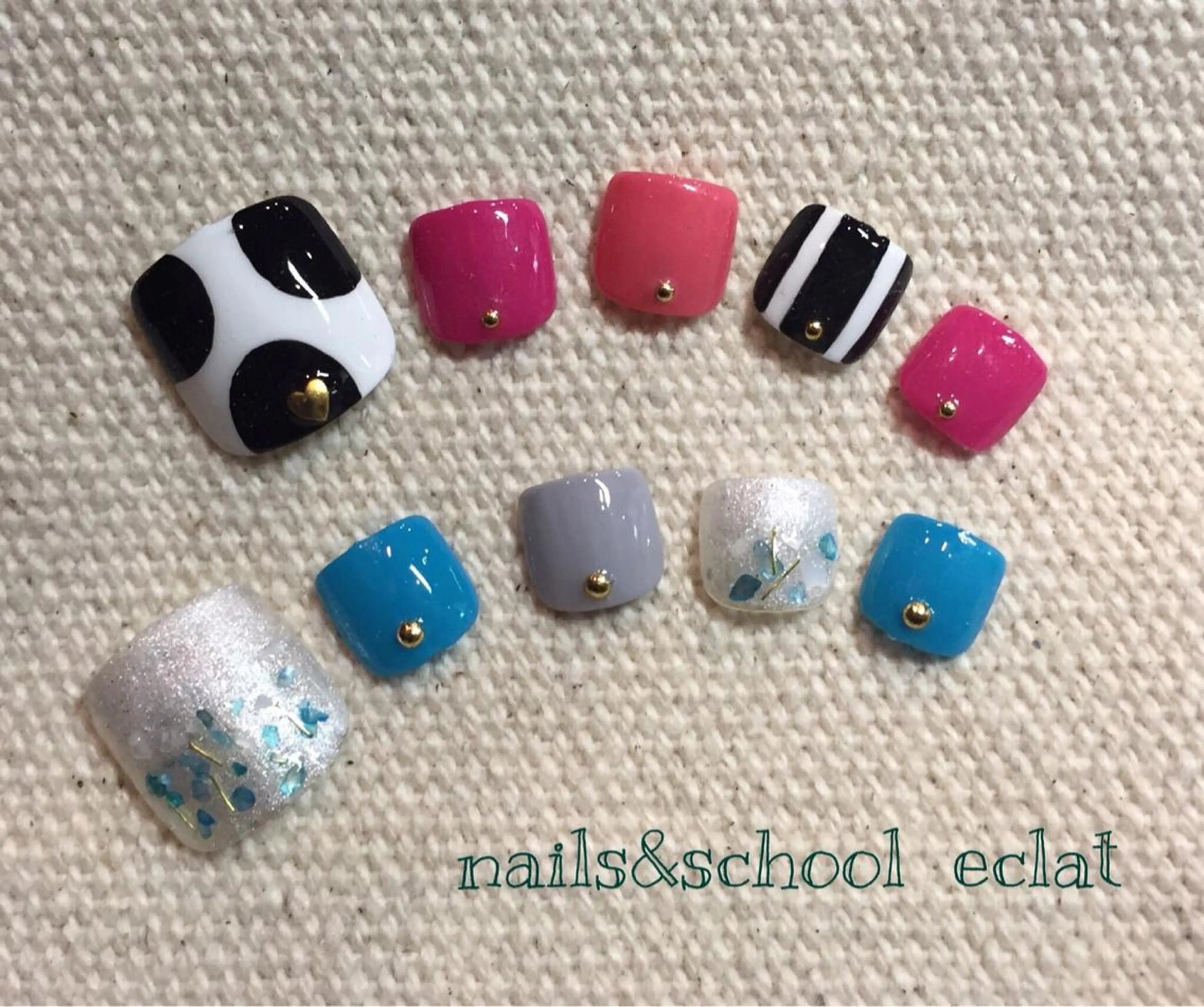 ネイル フットネイル センター南 eclatのネイルデザイン