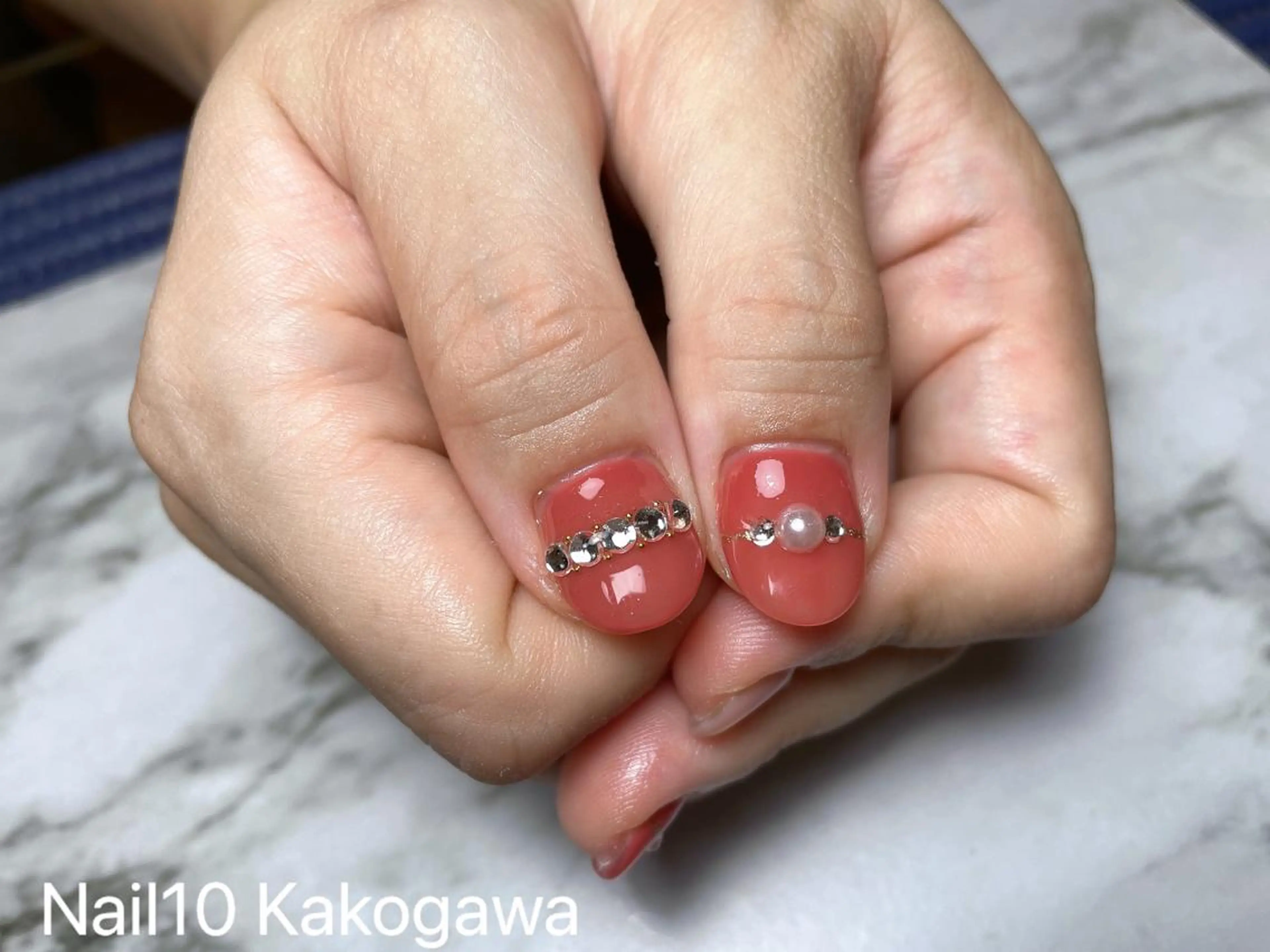 ネイル ストーンネイル Nail10 Kakoのネイルデザイン