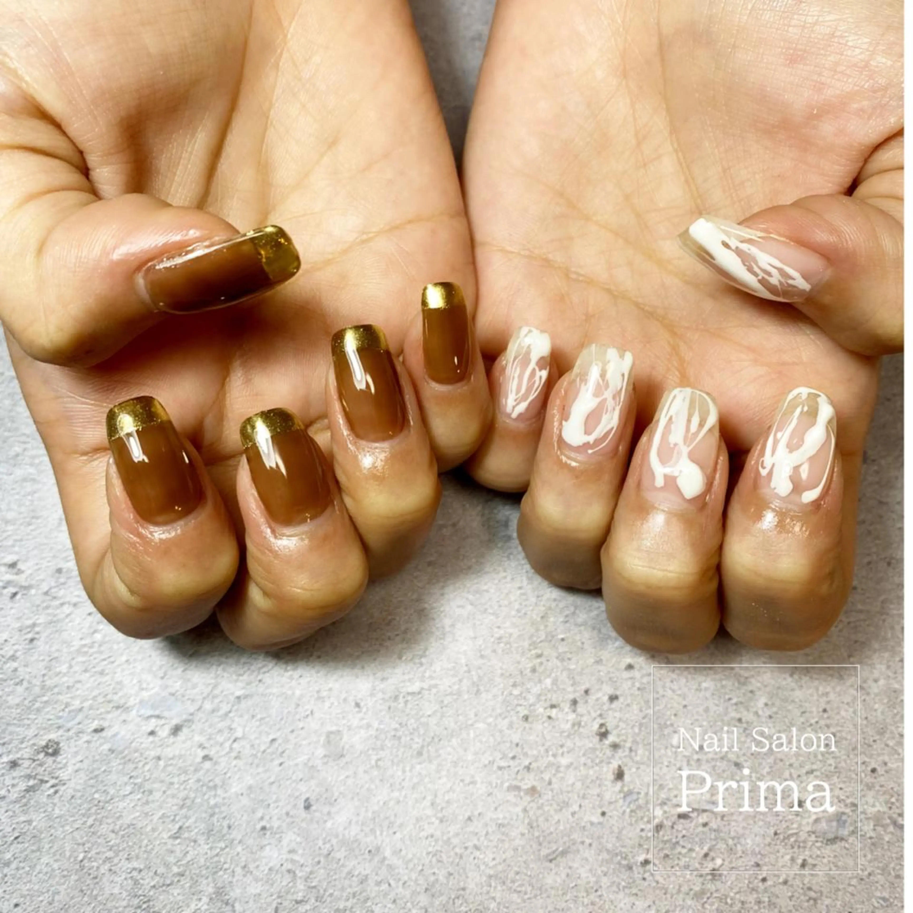 セミロング ネイル SalonPrima Nail & Eyeのマツエク・マツパデザイン