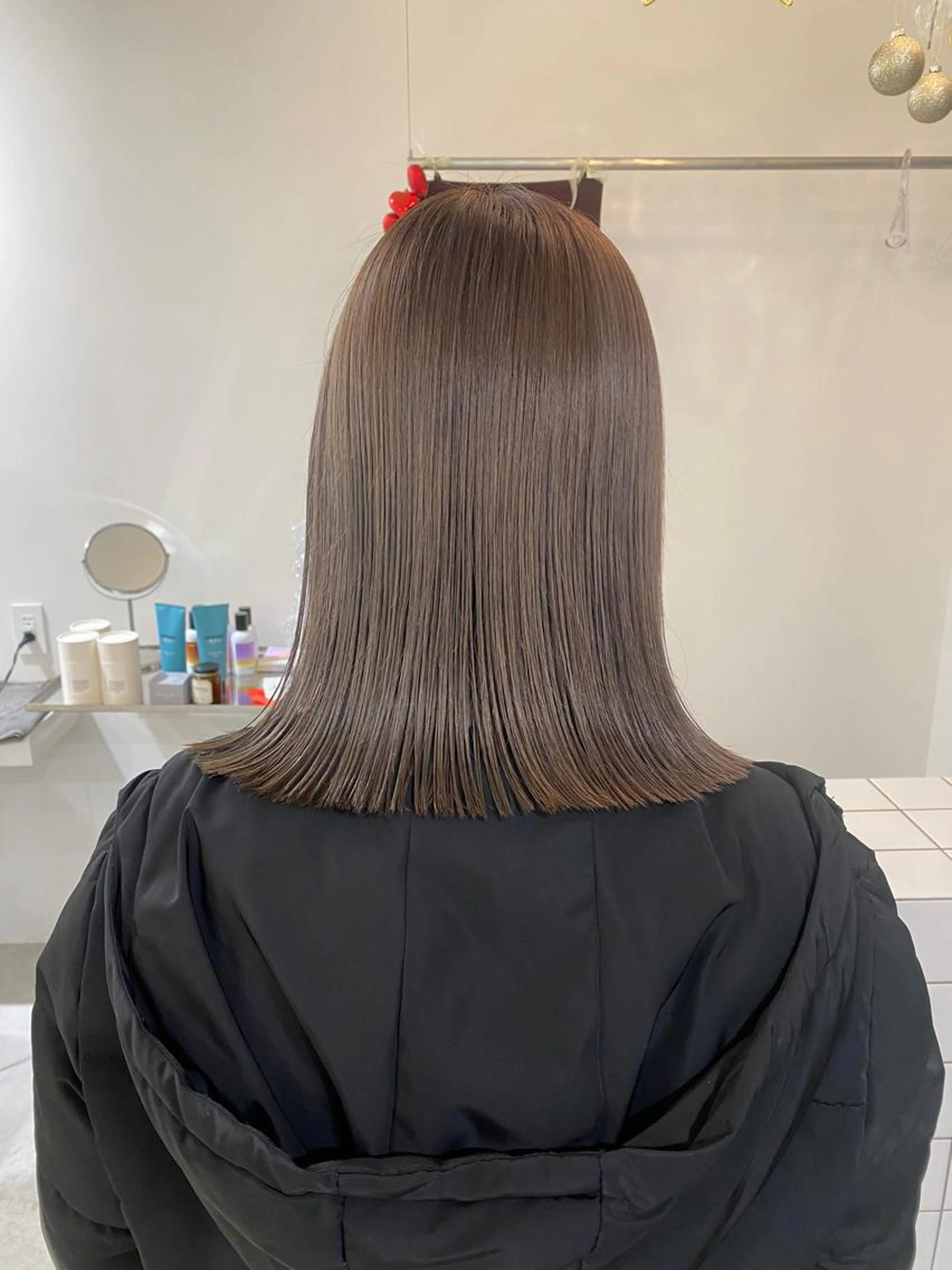 カット.ケア縮毛矯正.トリートメント付き❣️の写真