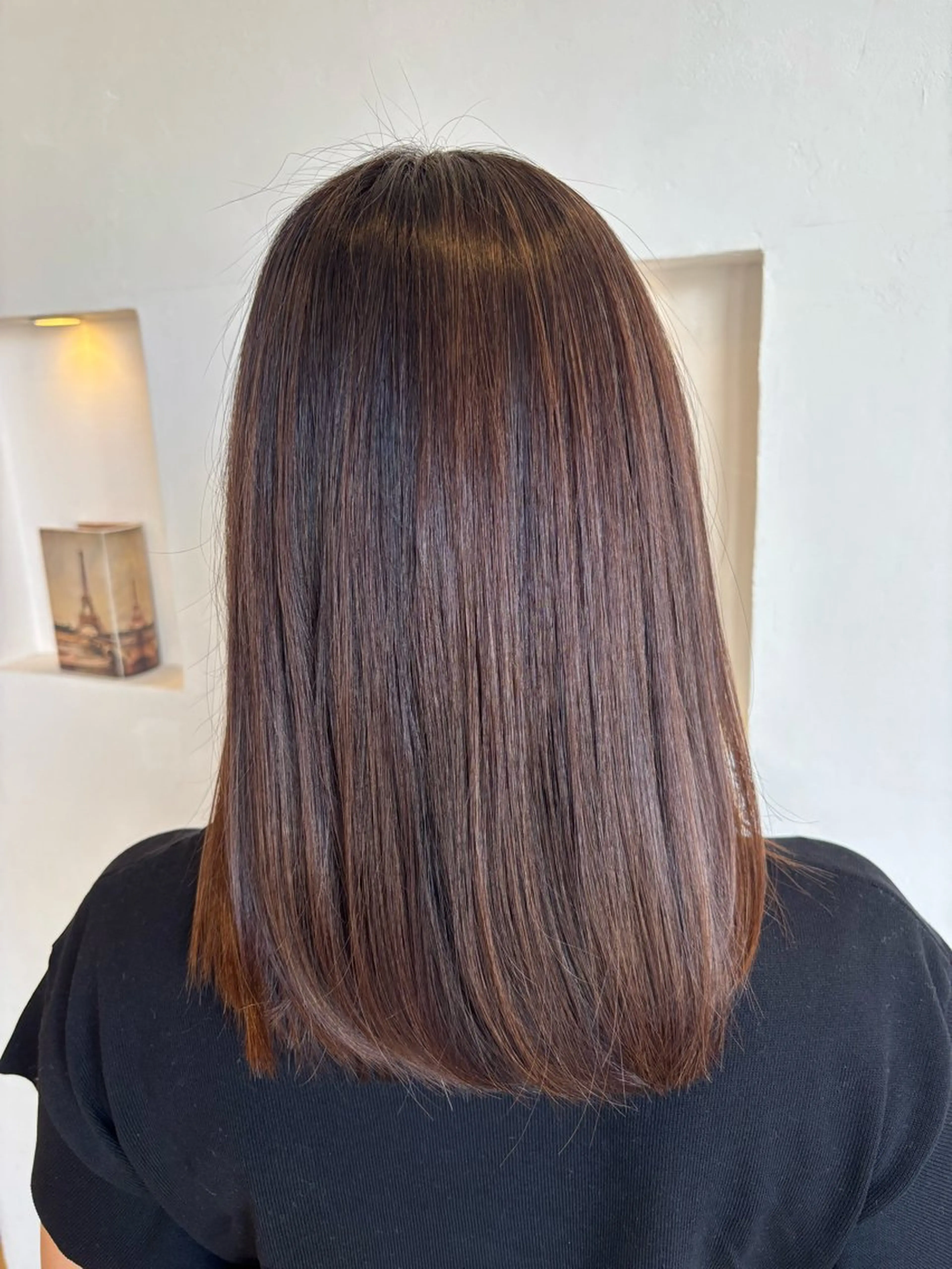 ミディアム 縮毛矯正 高橋 瑞季のヘアスタイル