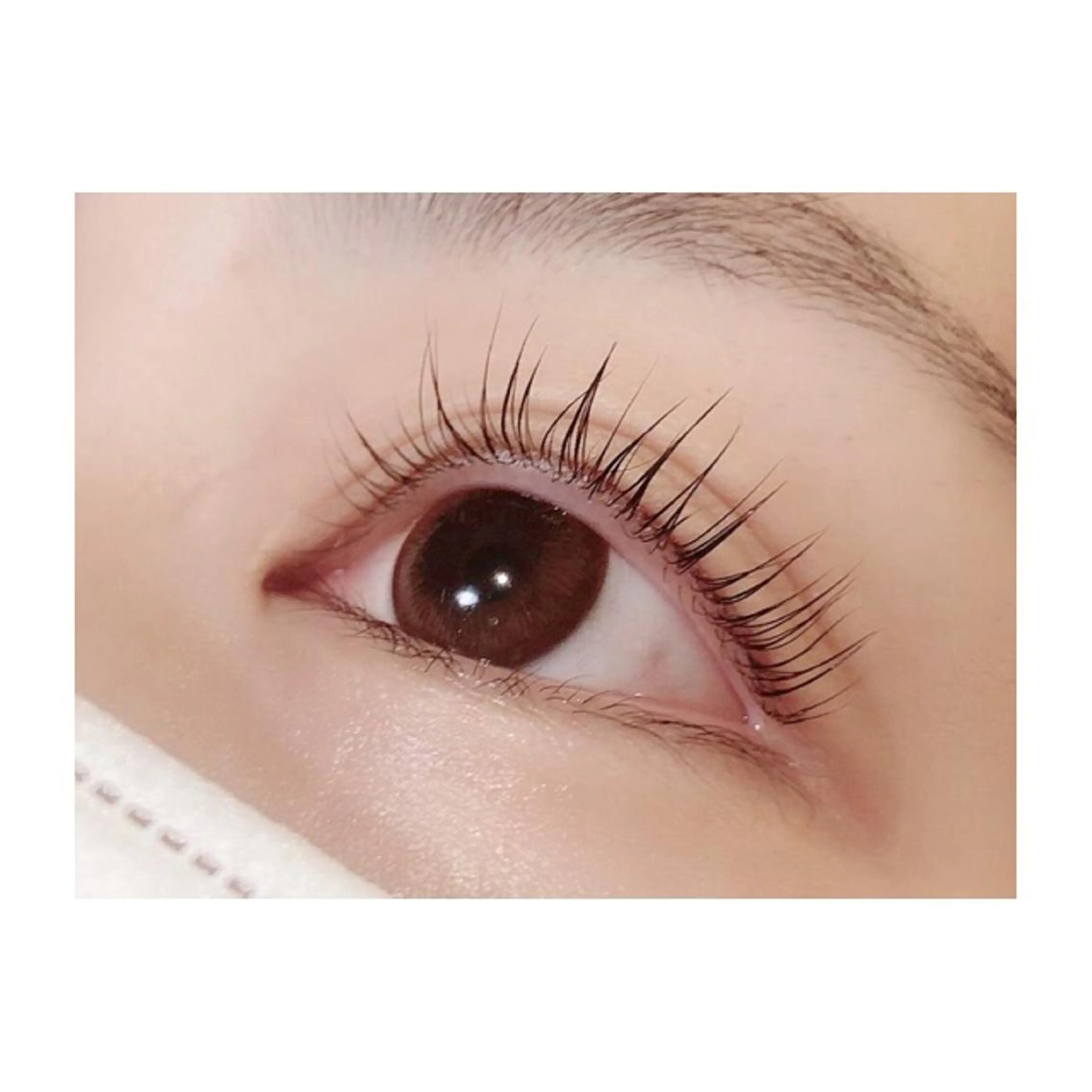 マツエク・マツパ パリジェンヌラッシュリフト まつげパーマ 我妻 怜奈のマツエク・マツパデザイン