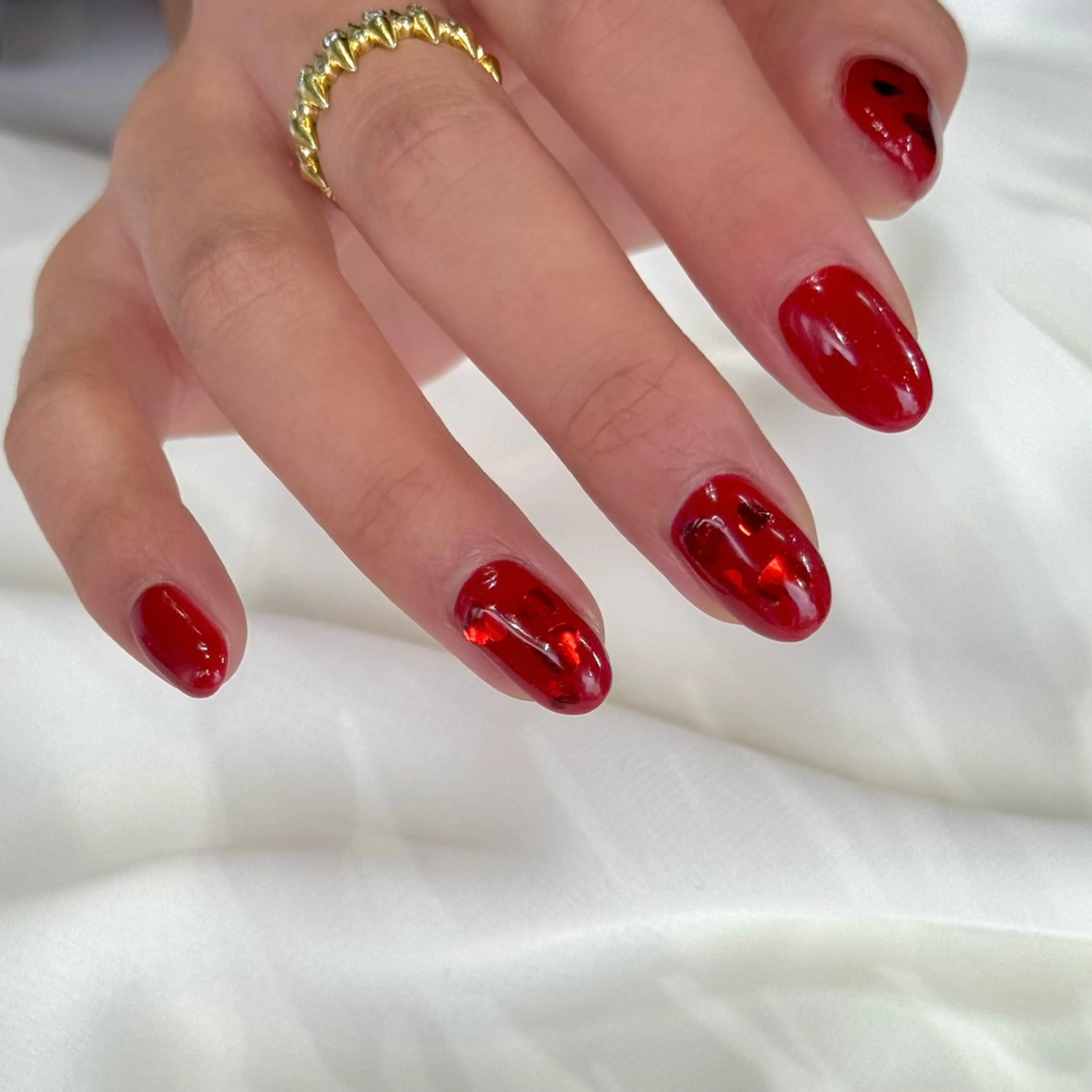 ネイル ハート ハンドネイル HARUKA ネイリスト福岡/薬院のネイルデザイン